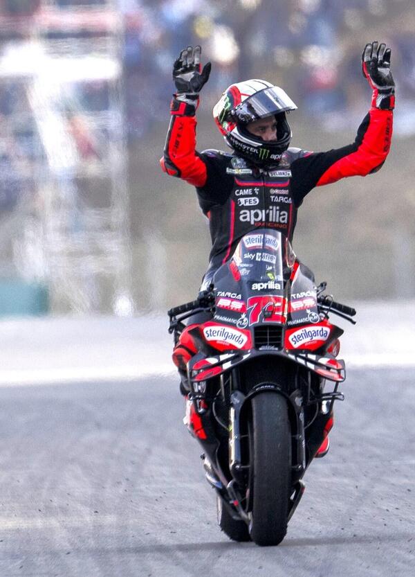 Domenica d&rsquo;anime indomite: Bezzecchi re di Portimao con A. Marquez e Acosta, il crash di Pecco, la guerra di Quartararo, il punto di Bulega e un &ldquo;obrigado Miguel&rdquo; da lacrimoni. Se non vi basta c&rsquo;&egrave; anche altro&hellip;