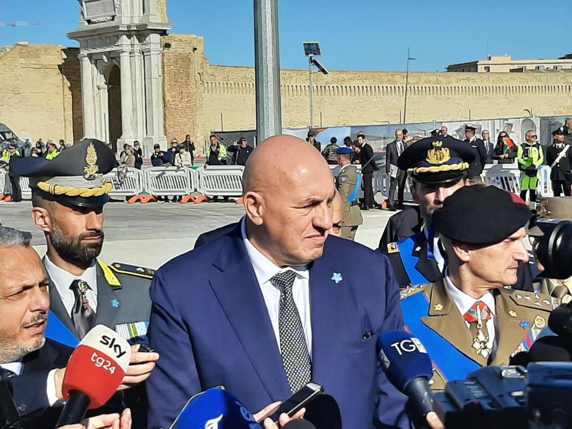 Guido Crosetto il 4 novembre ad Ancona 