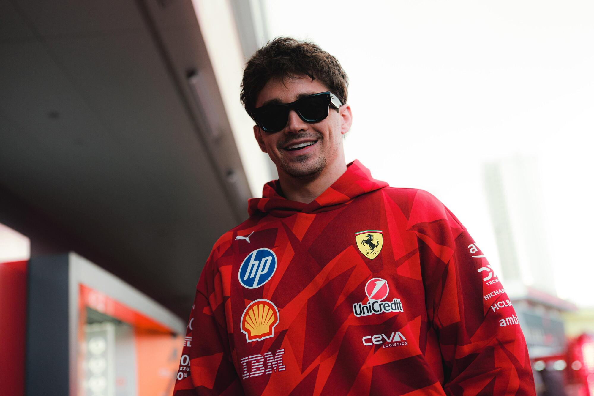 Charles Leclerc Las Vegas Media Day