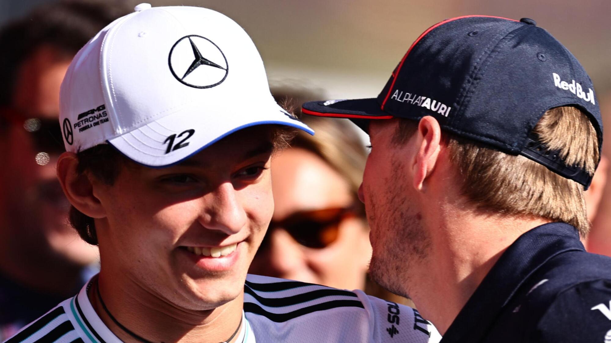 Kimi Antonelli Max Verstappen F1