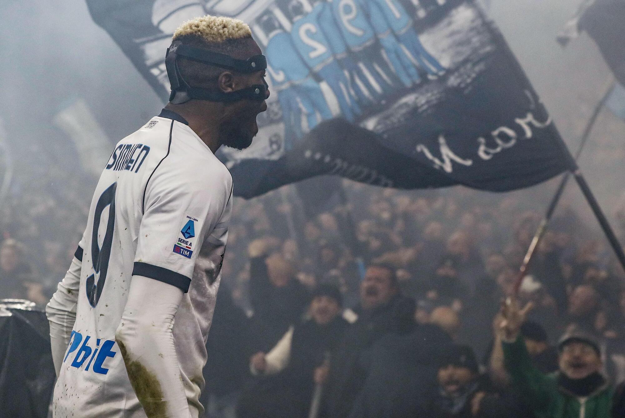 Victor Osimhen ai tempi del Napoli