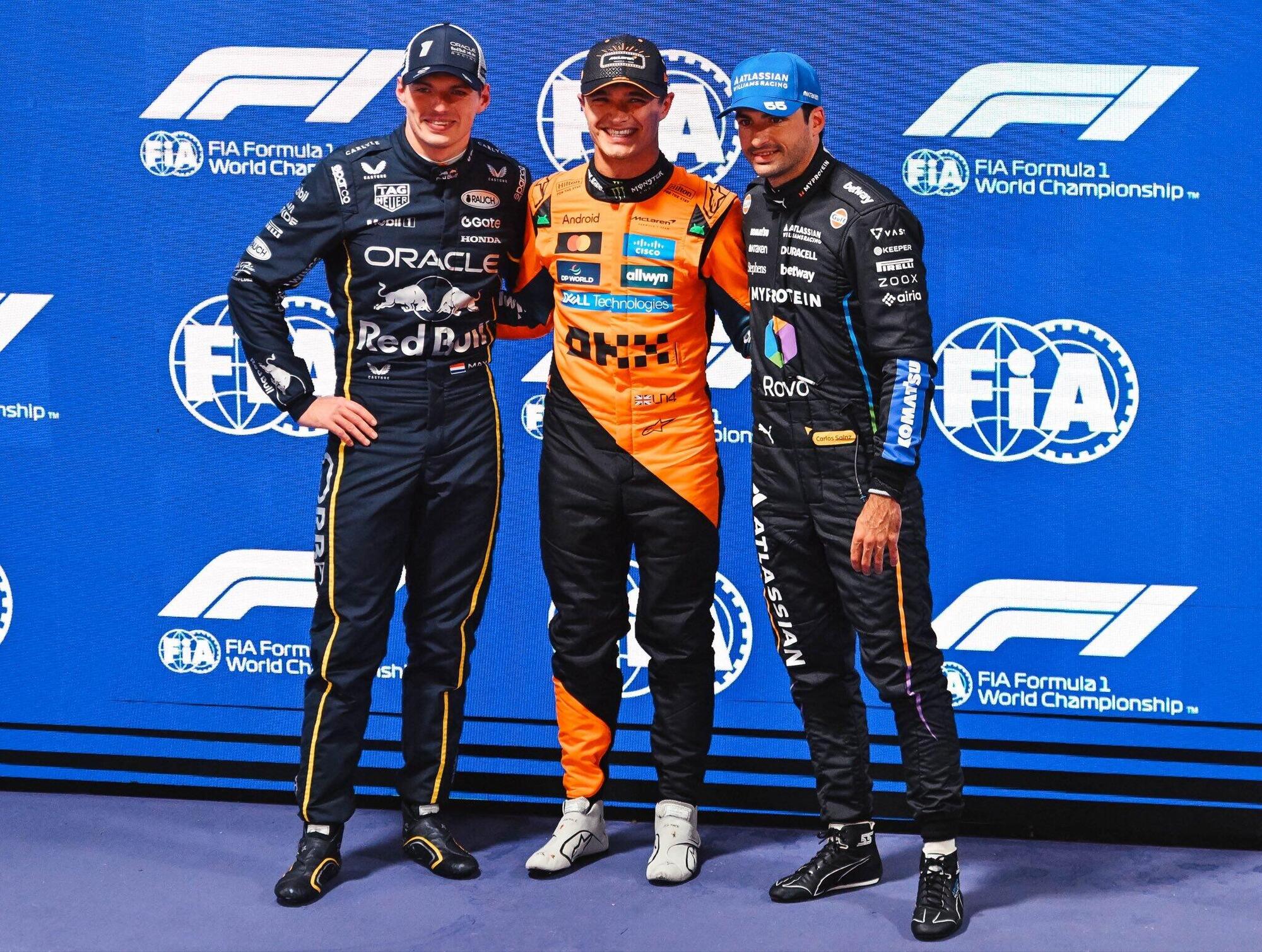 Las Vegas qualifiche Verstappen Norris Sainz