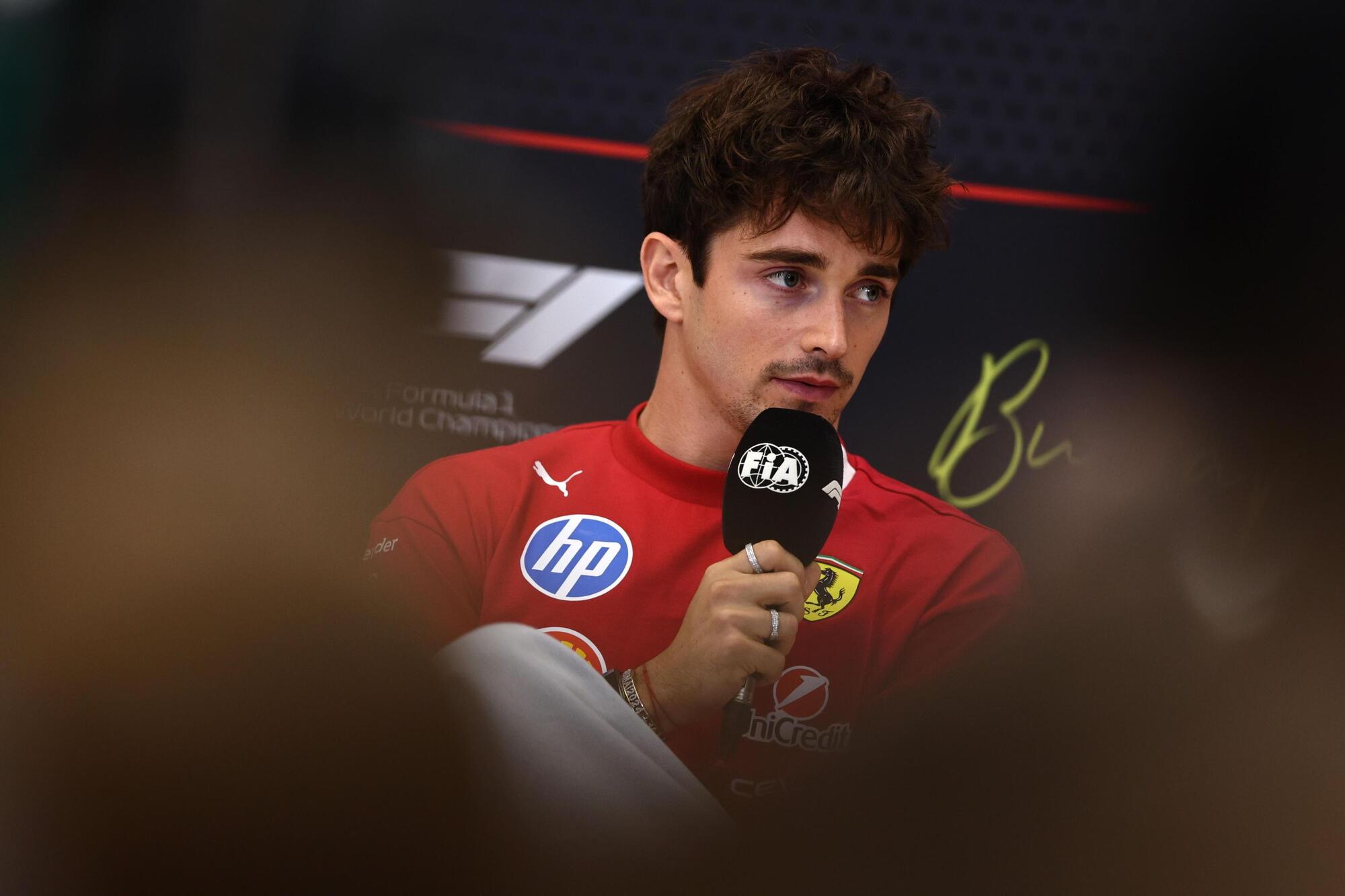Charles Leclerc Ferrari Conferenza Stampa