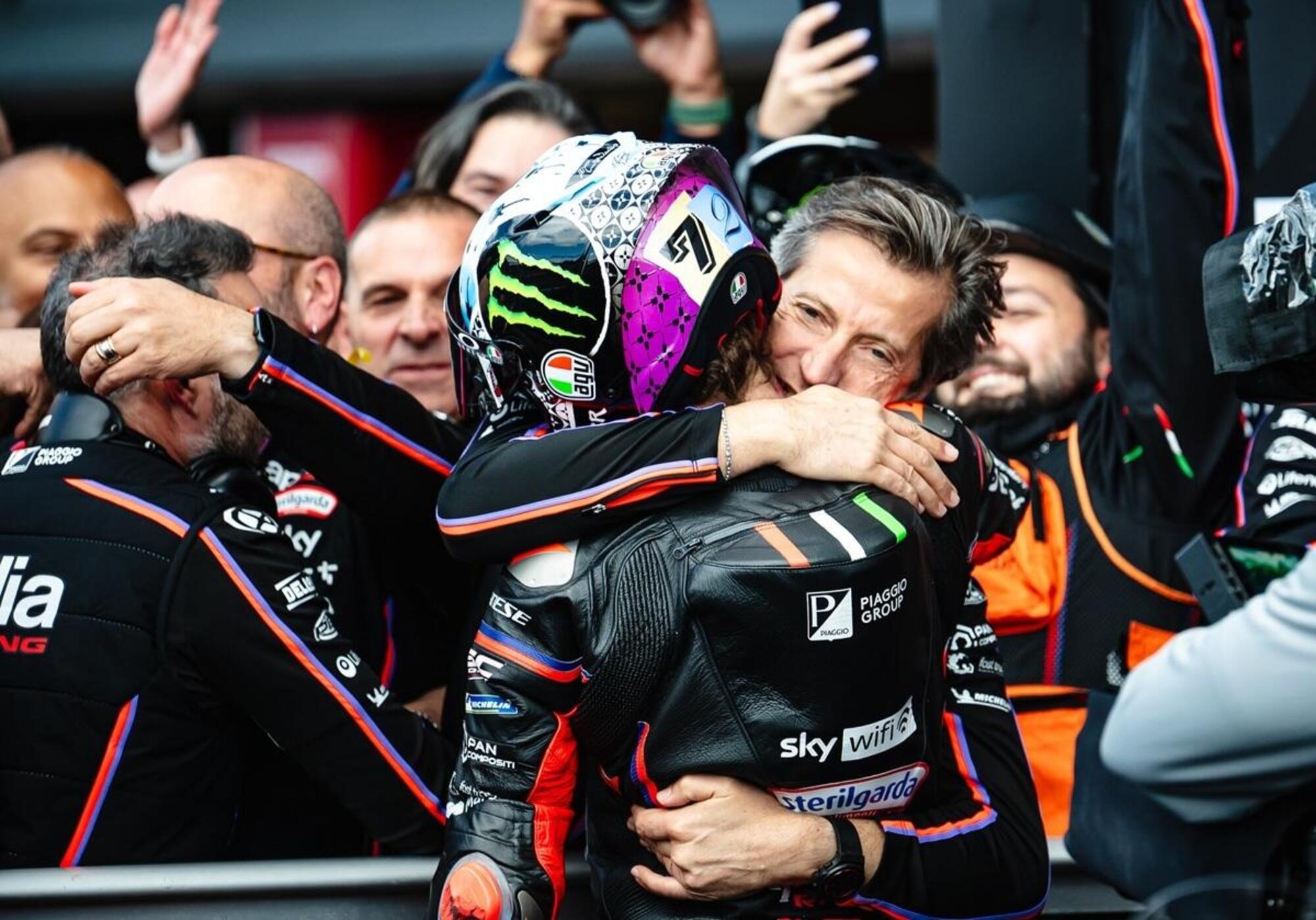 Massimo Rivola e Marco Bezzecchi 2025