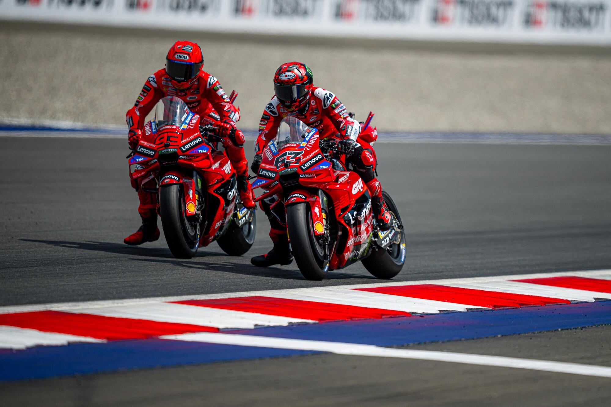 Marc Marquez e Pecco Bagnaia 2025