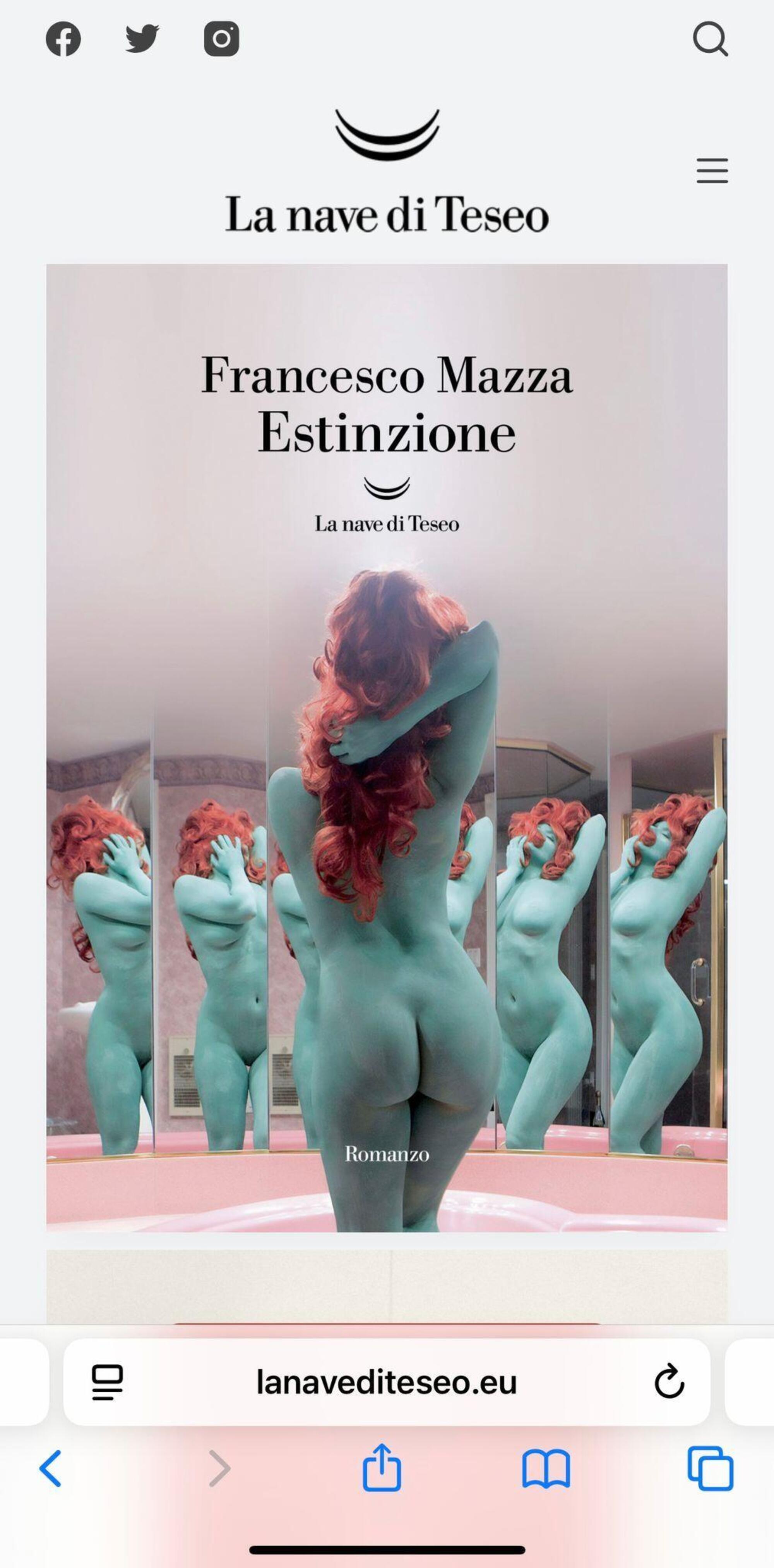 &quot;Estinzione&quot; (La Nave di Teseo)