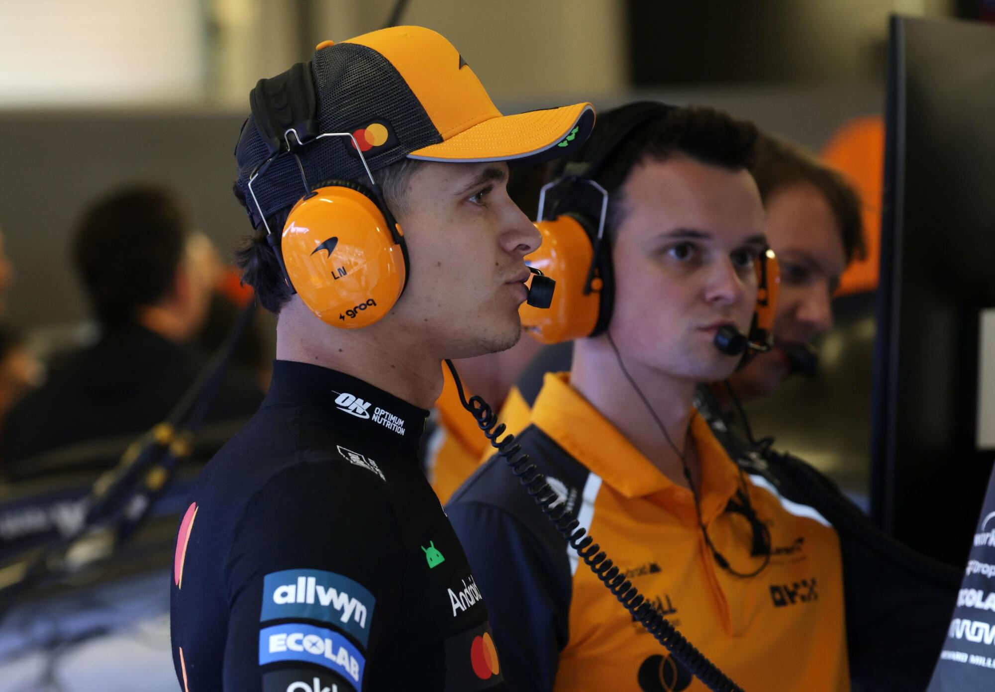 Lando Norris Abu Dhabi McLaren.