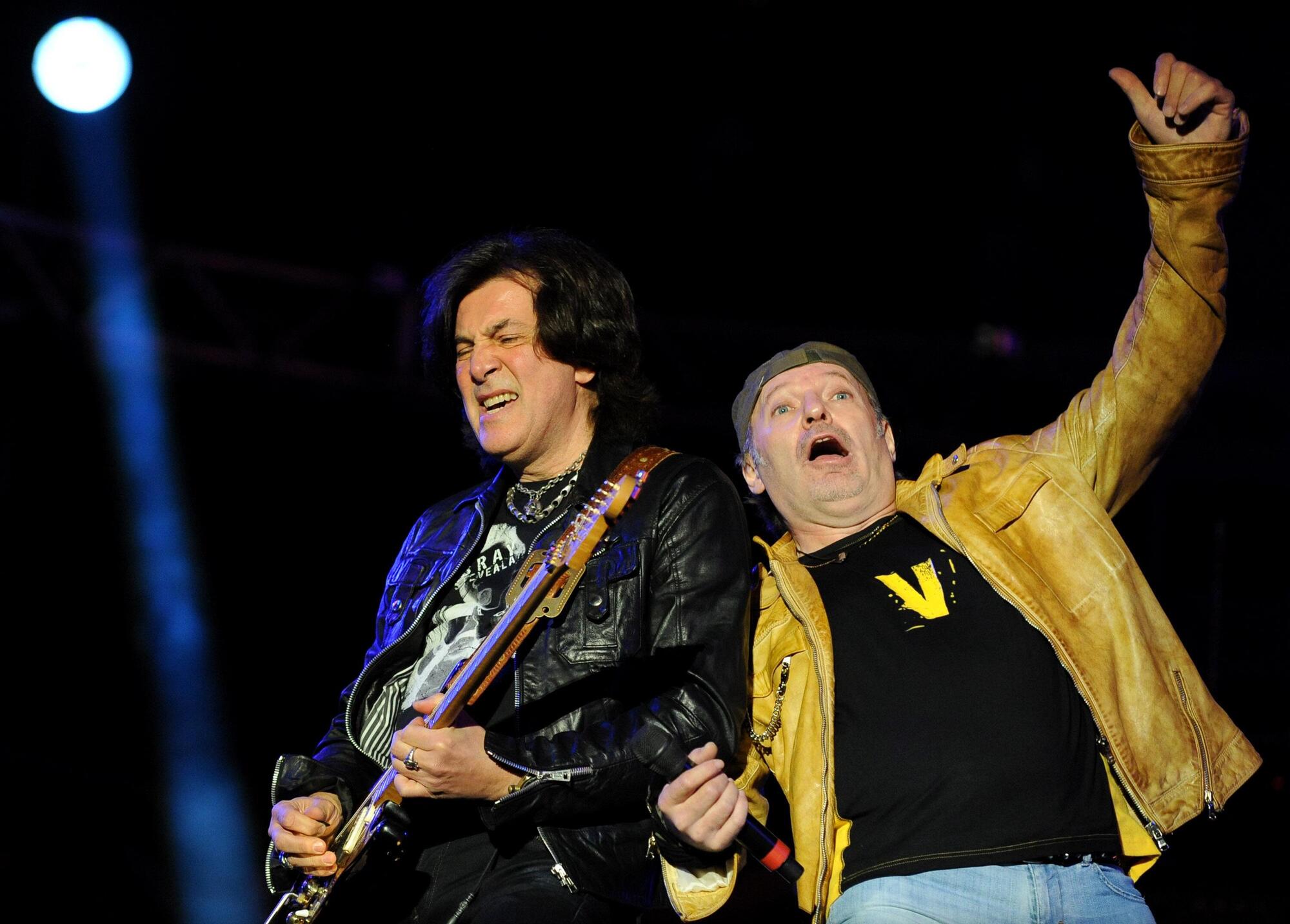 Maurizio Solieri e Vasco Rossi Ansa