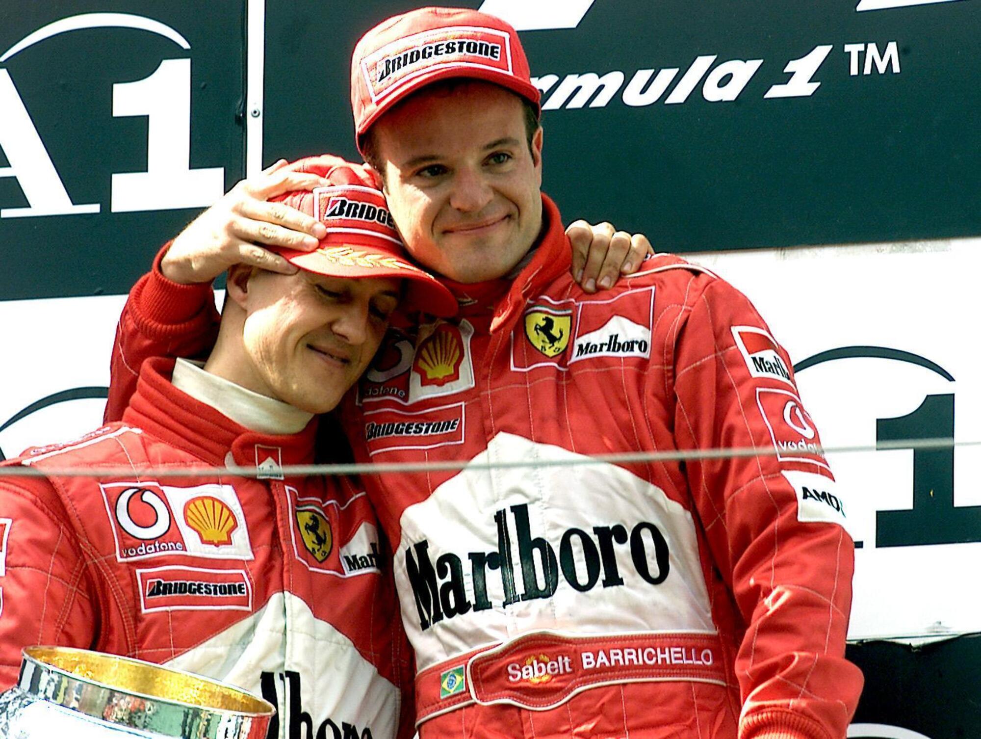 Schumacher Barrichello Austria.