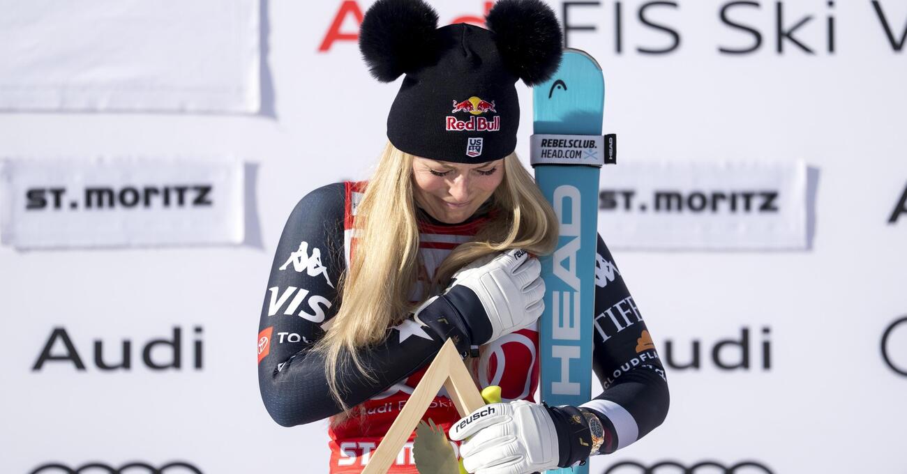 Lindsey Vonn prima, tutte le altre dietro. La leggenda vince la discesa di St. Moritz: &egrave; la pi&ugrave; anziana di sempre in Coppa del Mondo. Una storia americana, dall&rsquo;infortunio al &ldquo;comeback&rdquo;