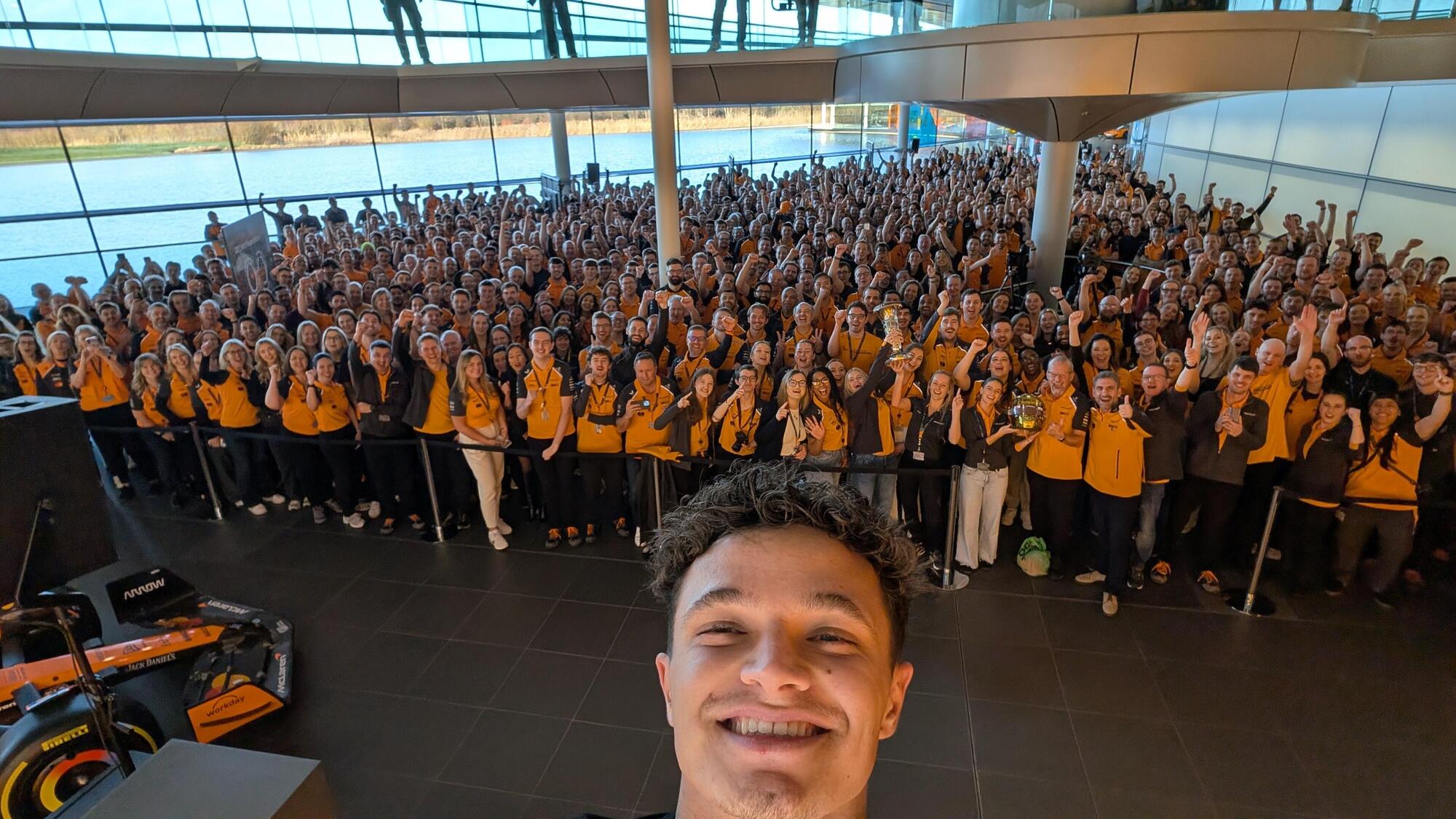 Lando Norris Woking McLaren