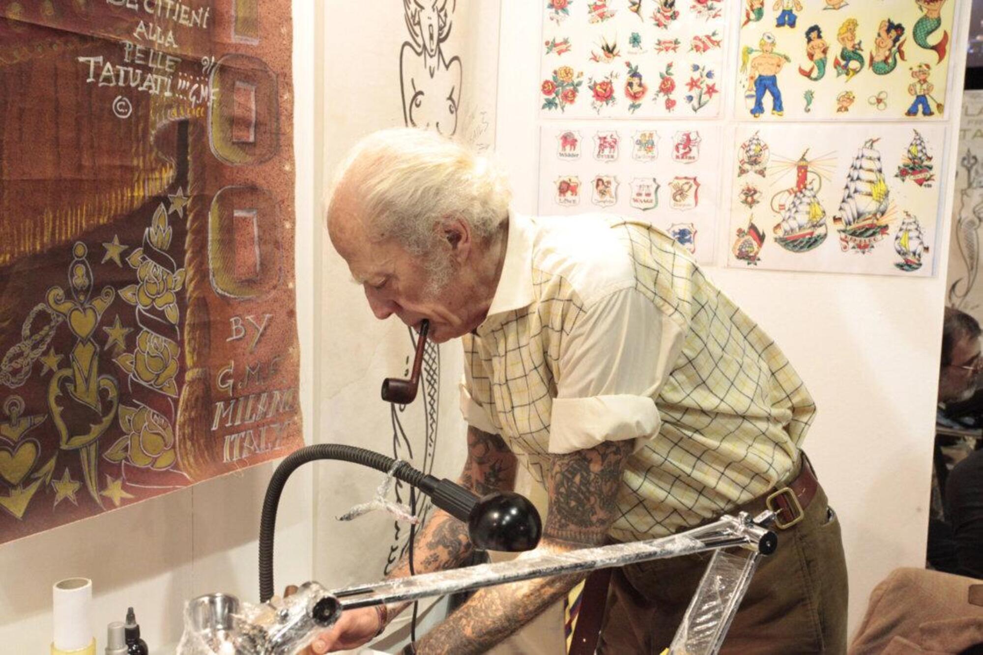 Fercioni nel suo studio