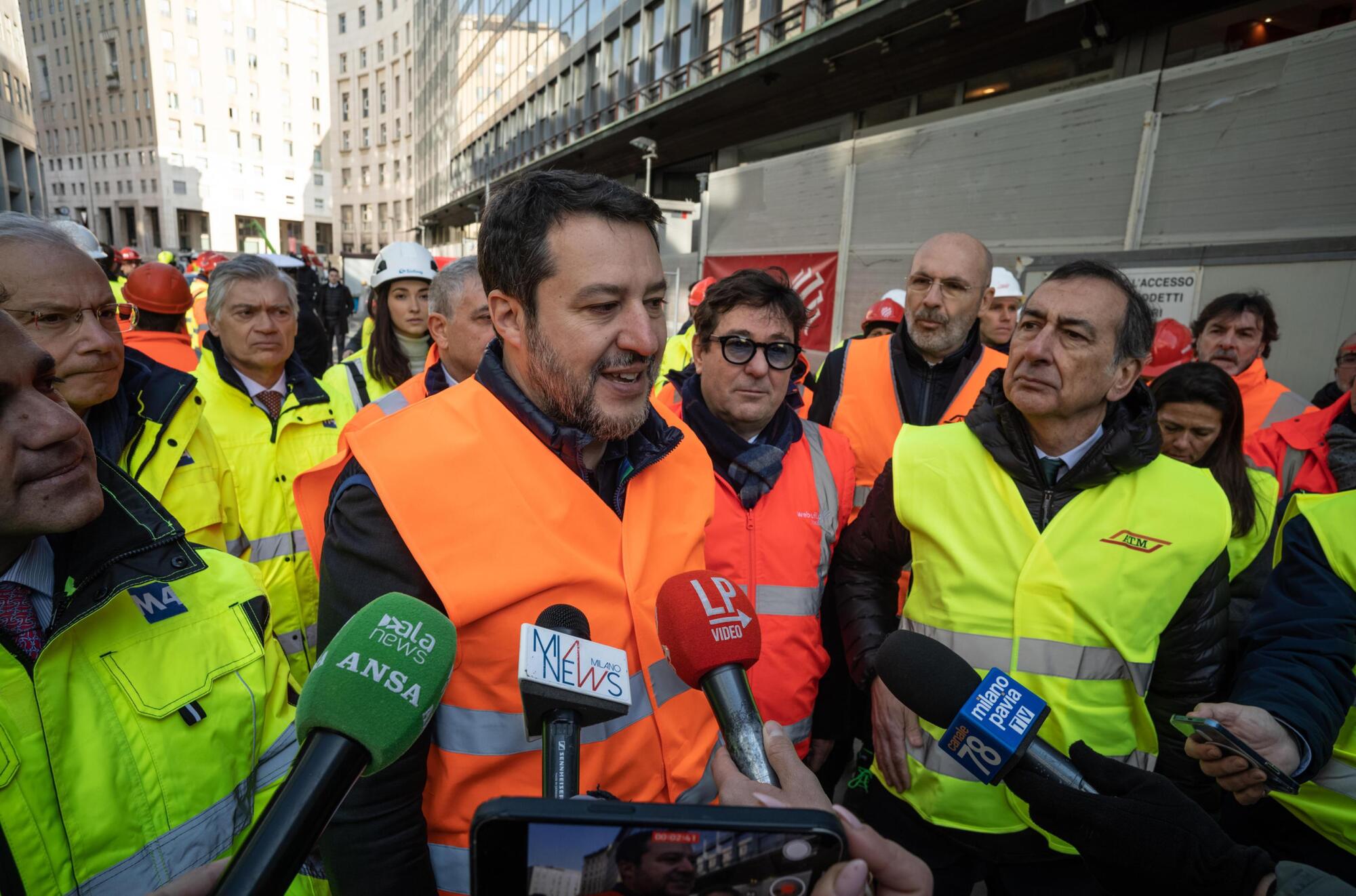 Salvini che nel 2023 parlava di Ue che stigmatizza il taglio delle accise Ansa