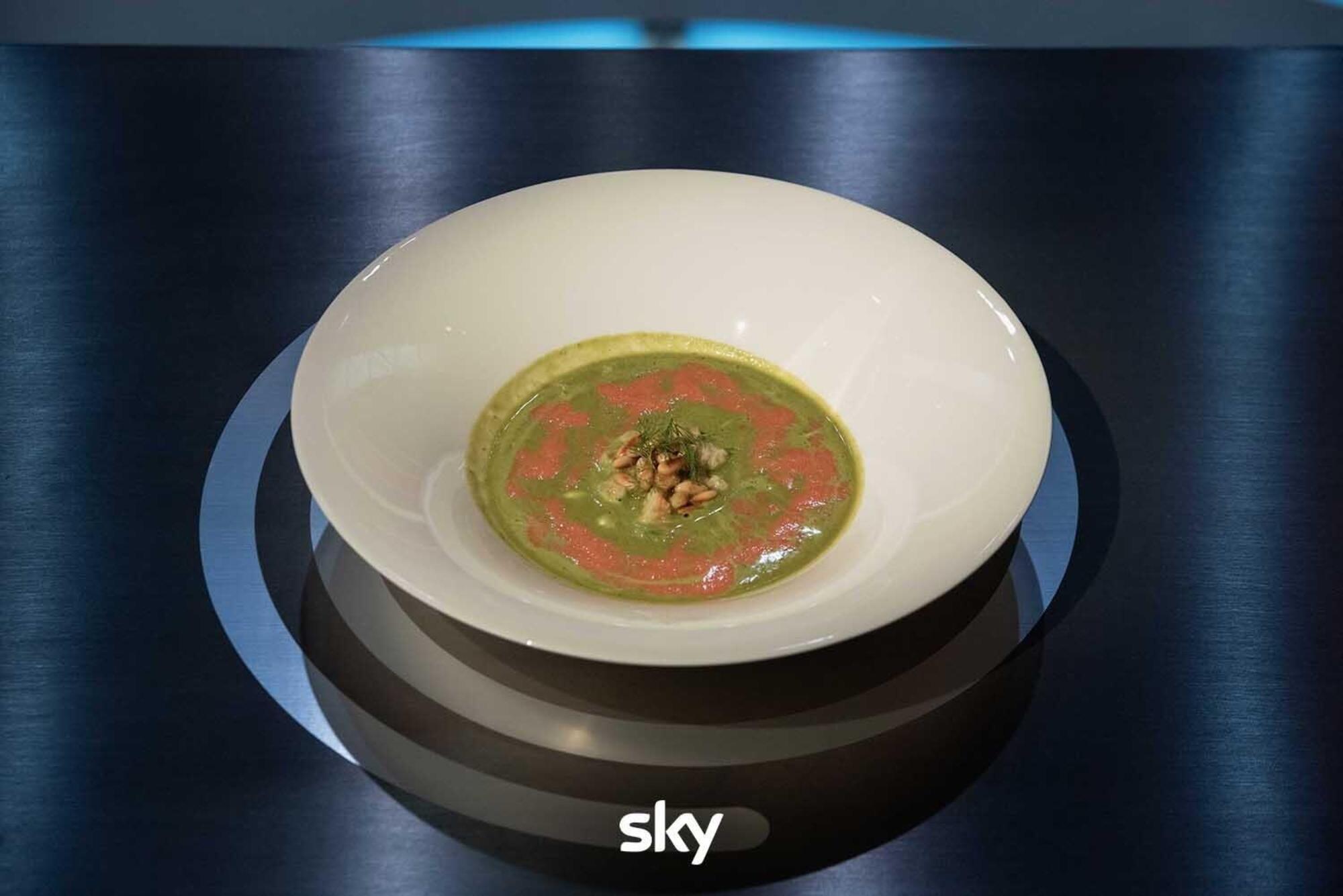 Una delle insalate liquide realizzate dai concorrenti