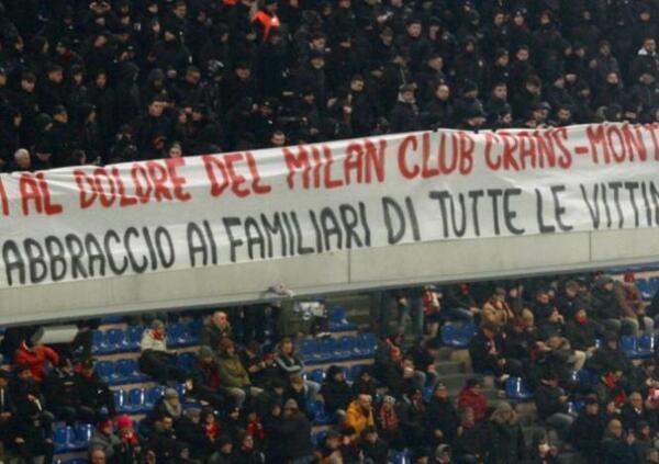 Gli ultras della curva Sud ricordano le vittime di Crans Montana durante Milan-Genoa: &ldquo;Con rispetto e con il cuore, sosteniamo chi porta un dolore&rdquo;. Anche questo &egrave; tifo