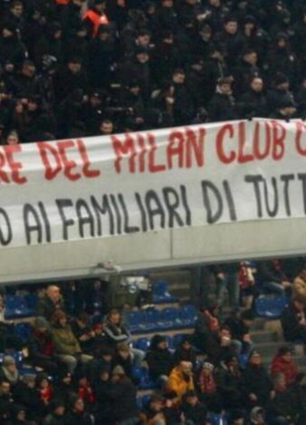 Gli ultras della curva Sud ricordano le vittime di Crans Montana durante Milan-Genoa: &ldquo;Con rispetto e con il cuore, sosteniamo chi porta un dolore&rdquo;. Anche questo &egrave; tifo