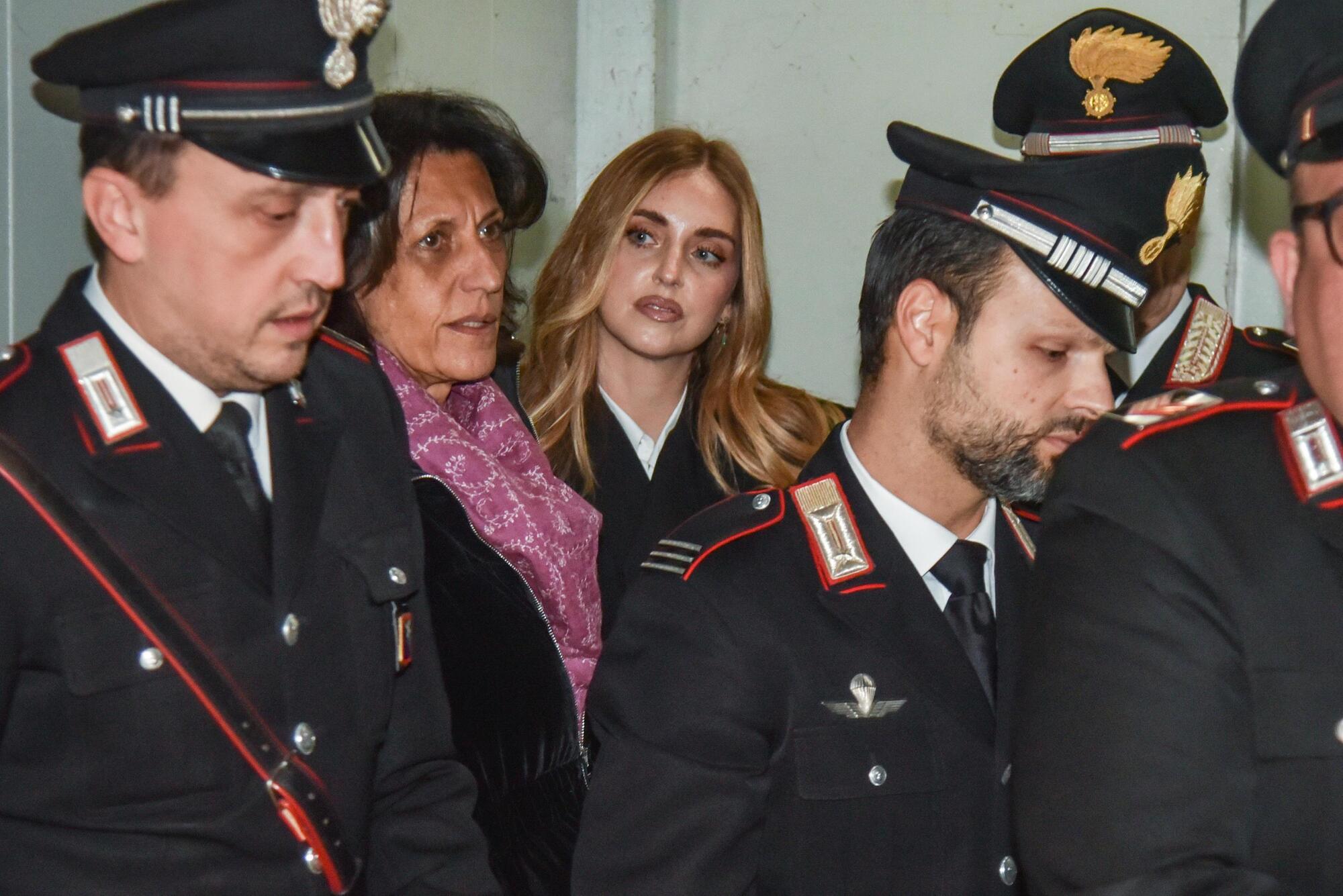 Chiara Ferragni in aula