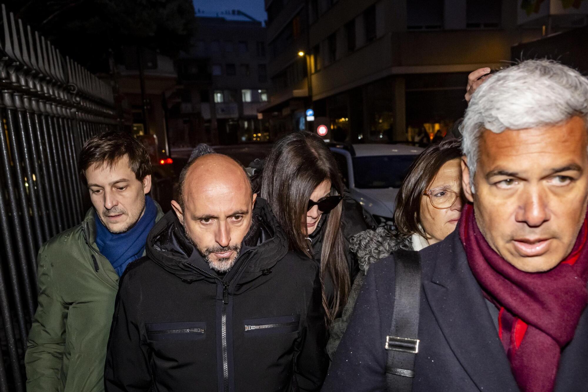 Jacques e Jessica Moretti fuori dalla Procura di Sion Ansa