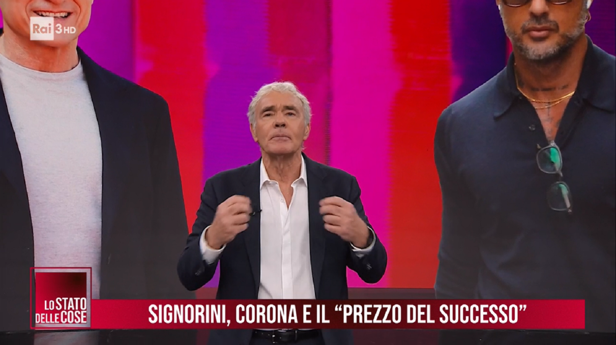 Massimo Giletti a Lo Stato delle Cose