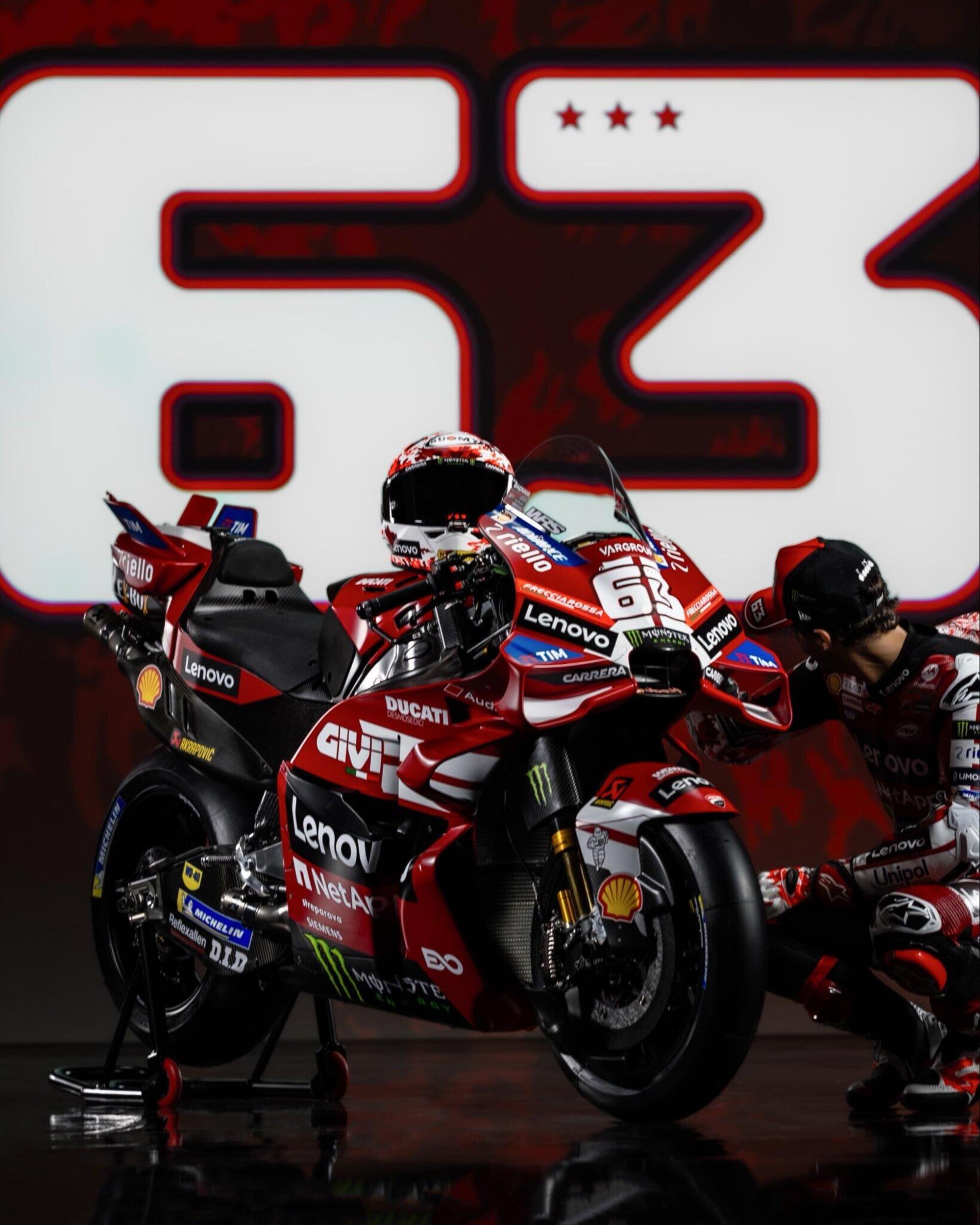 Pecco Bagnaia Ducati numero 63