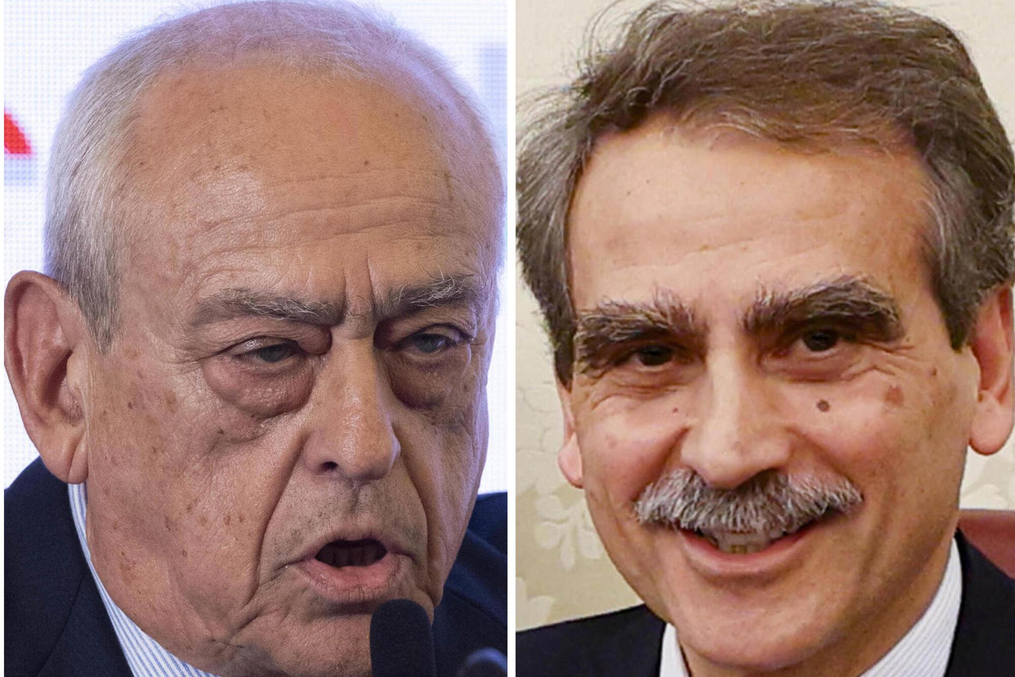 Caltagirone e Lovaglio Ansa