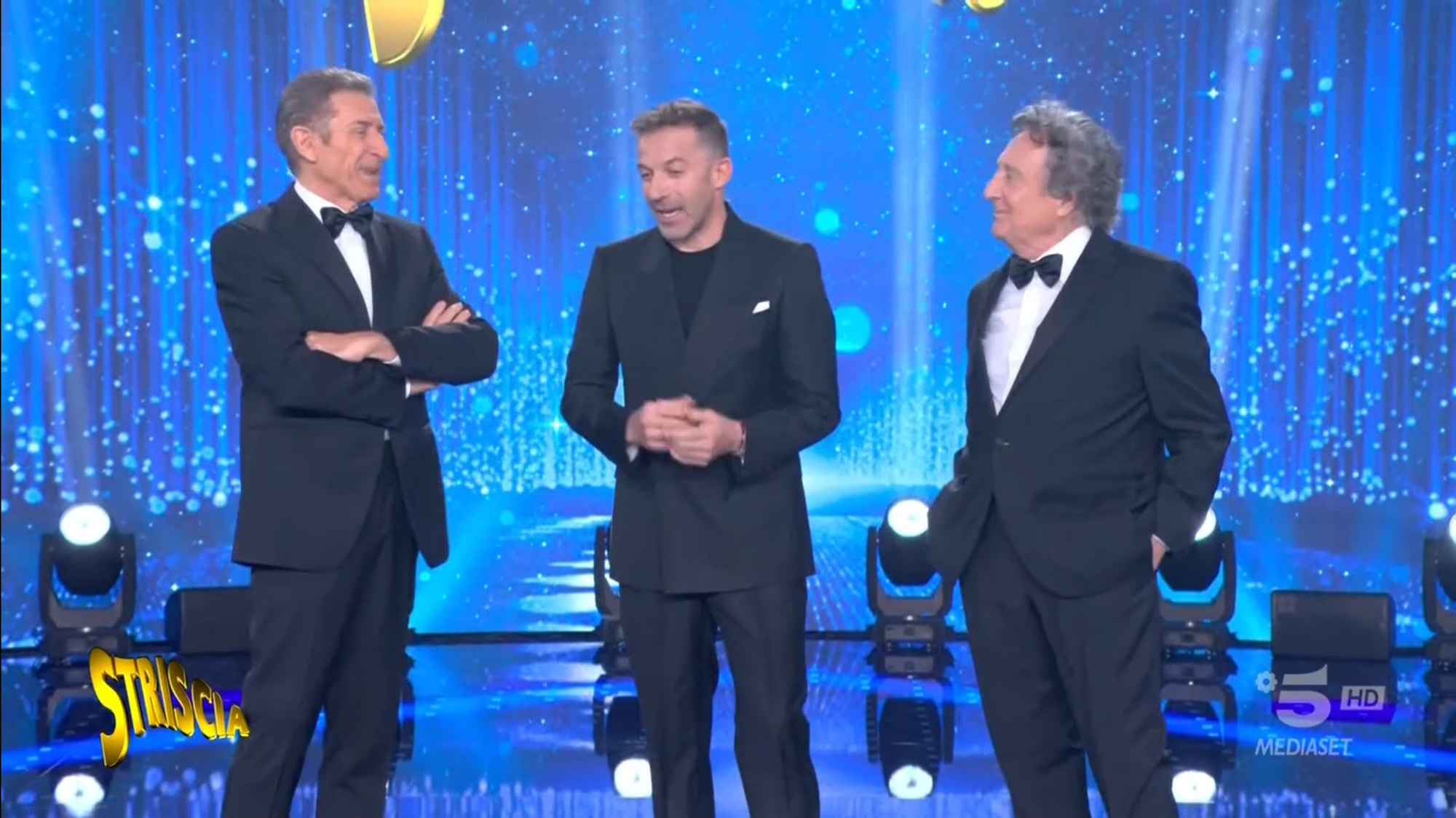 Alex Del Piero Ezio Greggio Enzo Iacchetti