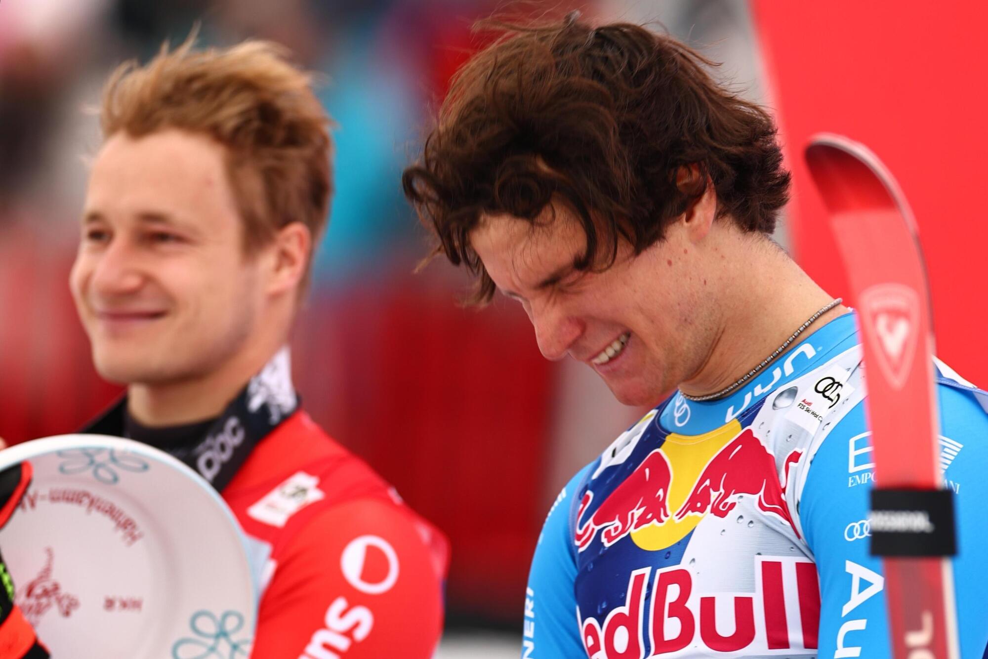 Giovanni Franzoni, vincitore della discesa libera di Kitzbuehel