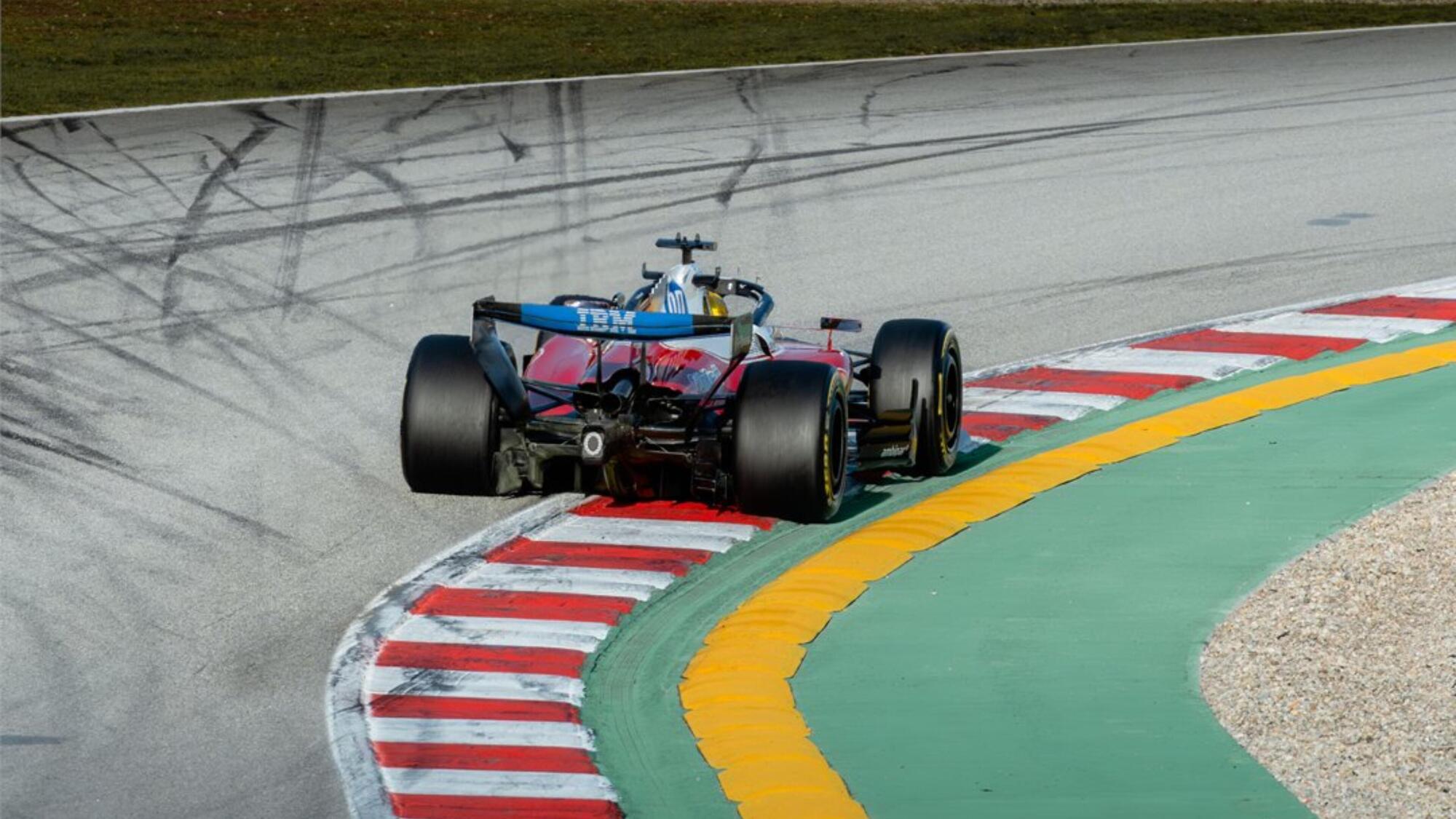 Lewis Hamilton Ferrari Barcellona