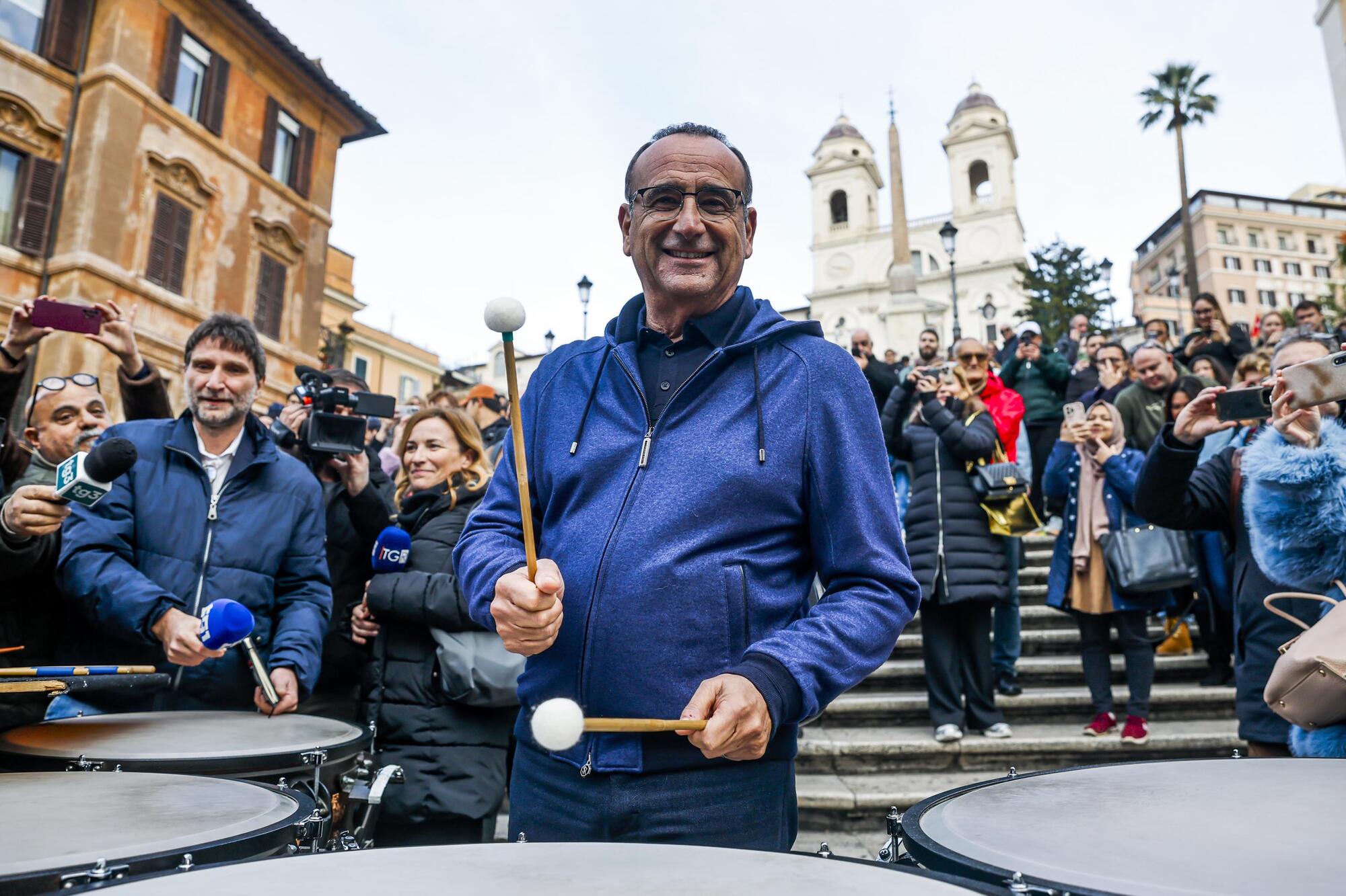 Carlo Conti promo Sanremo 2026