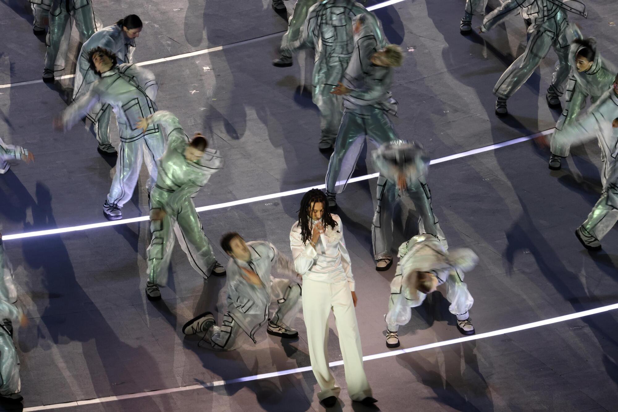 Ghali all'apertura di Milano-Cortina 2026