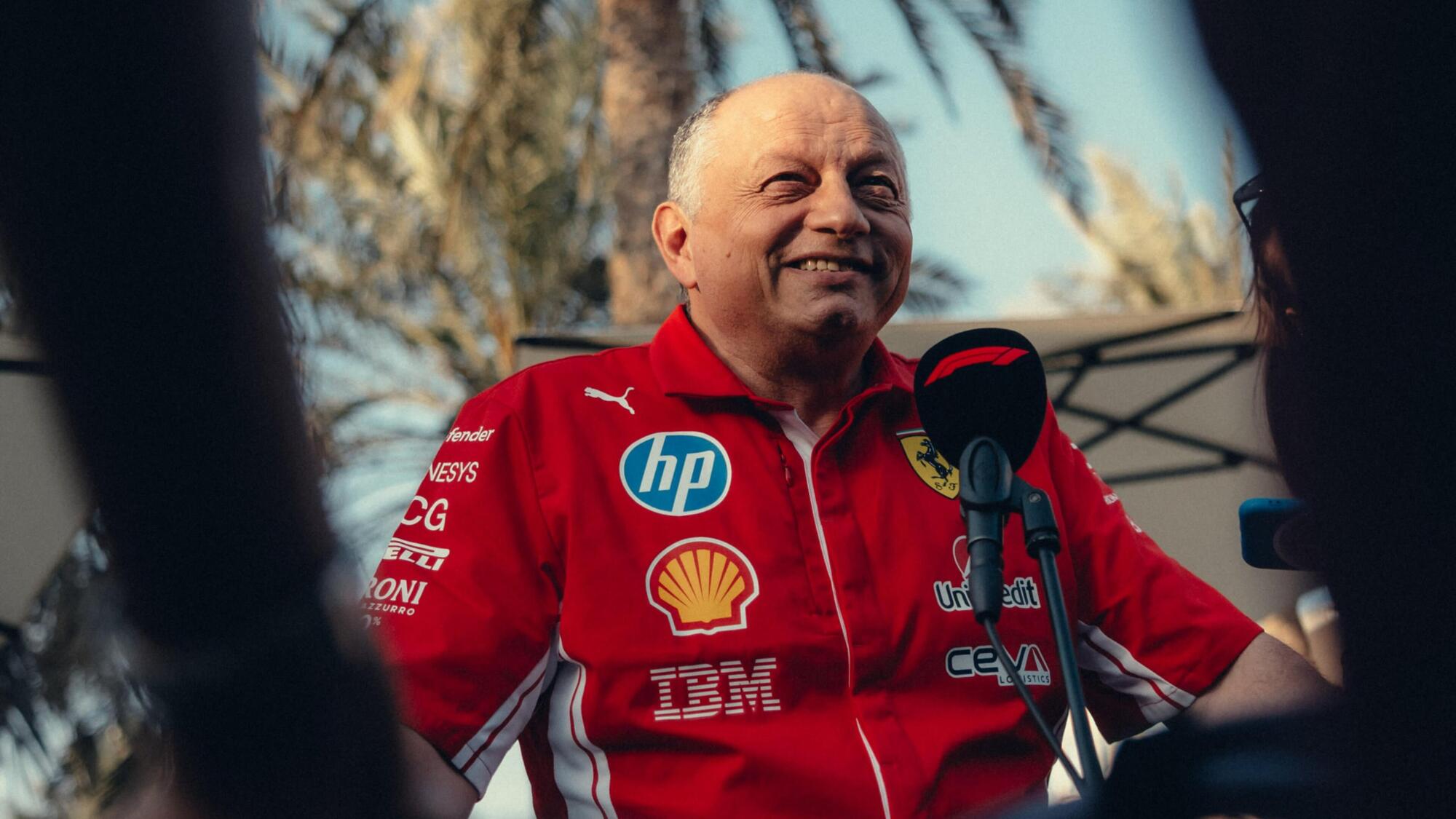 Frederic Vasseur Ferrari Bahrain