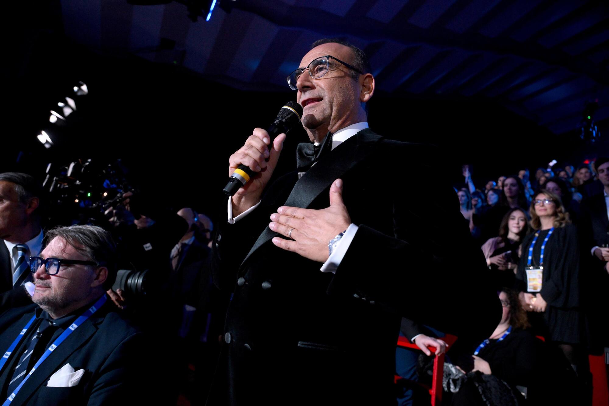 Carlo Conti a Sanremo 2025