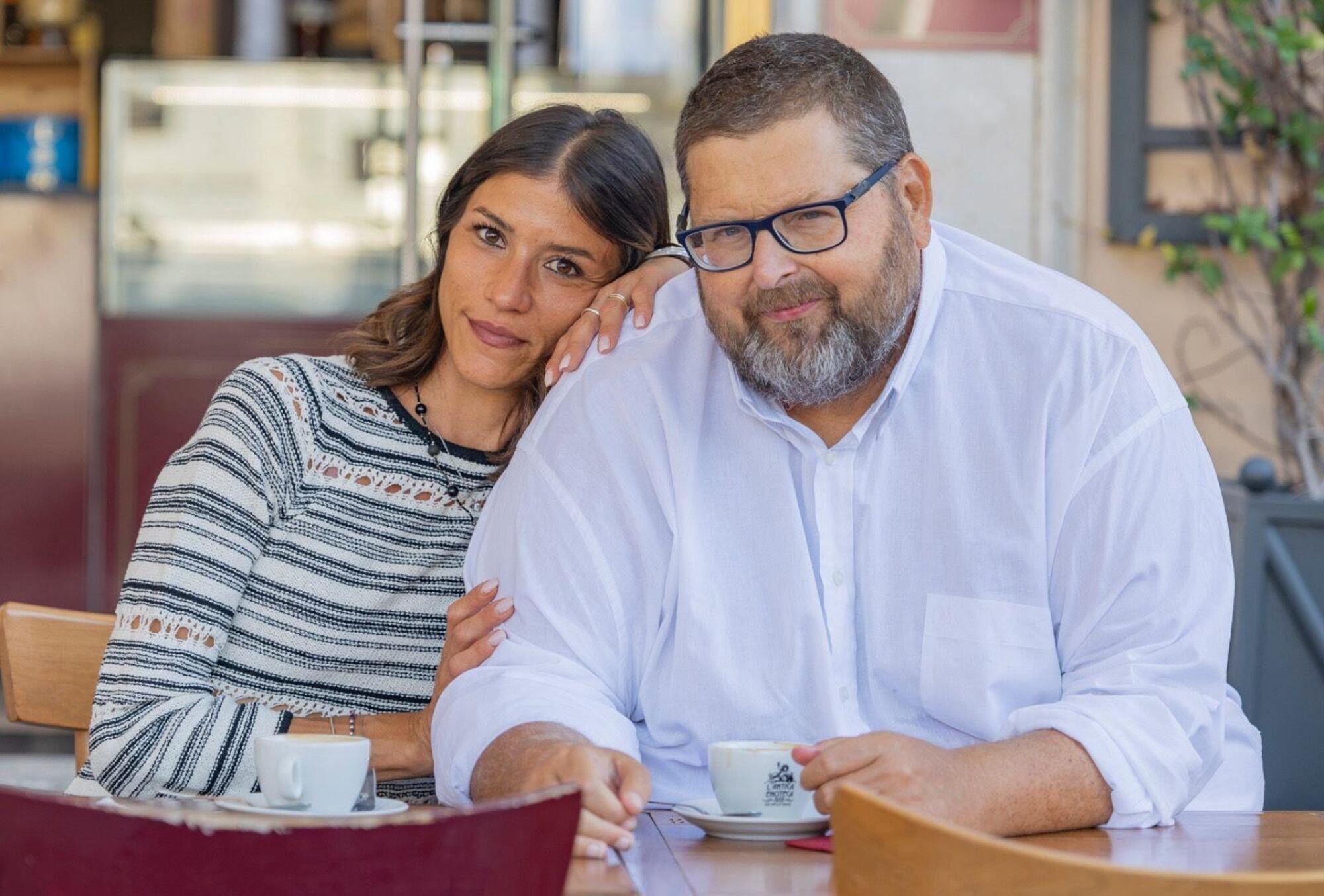 Mario Adinolfi e sua moglie