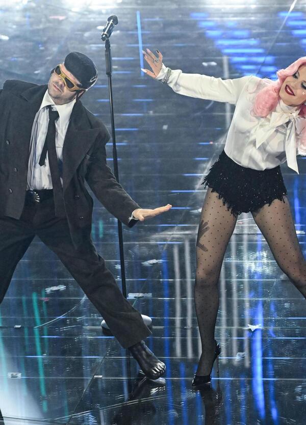 Ditonellapiaga e Tony Pitony con &ldquo;The lady is a tramp&rdquo; diventano i Ditony medi di questo Festival: jazz, pop, e vittoria bellissima 