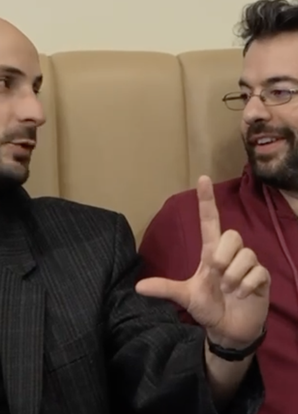 Intervista volante a Tinti e Rapone a Sanremo: &ldquo;Il prossimo ospite a Tintoria? Valentino Rossi. Il nostro sogno? Invitare Daniele Luttazzi. Ges&ugrave; Cristo andrebbe da Gazzoli, da noi verrebbe Giuda&rdquo; 