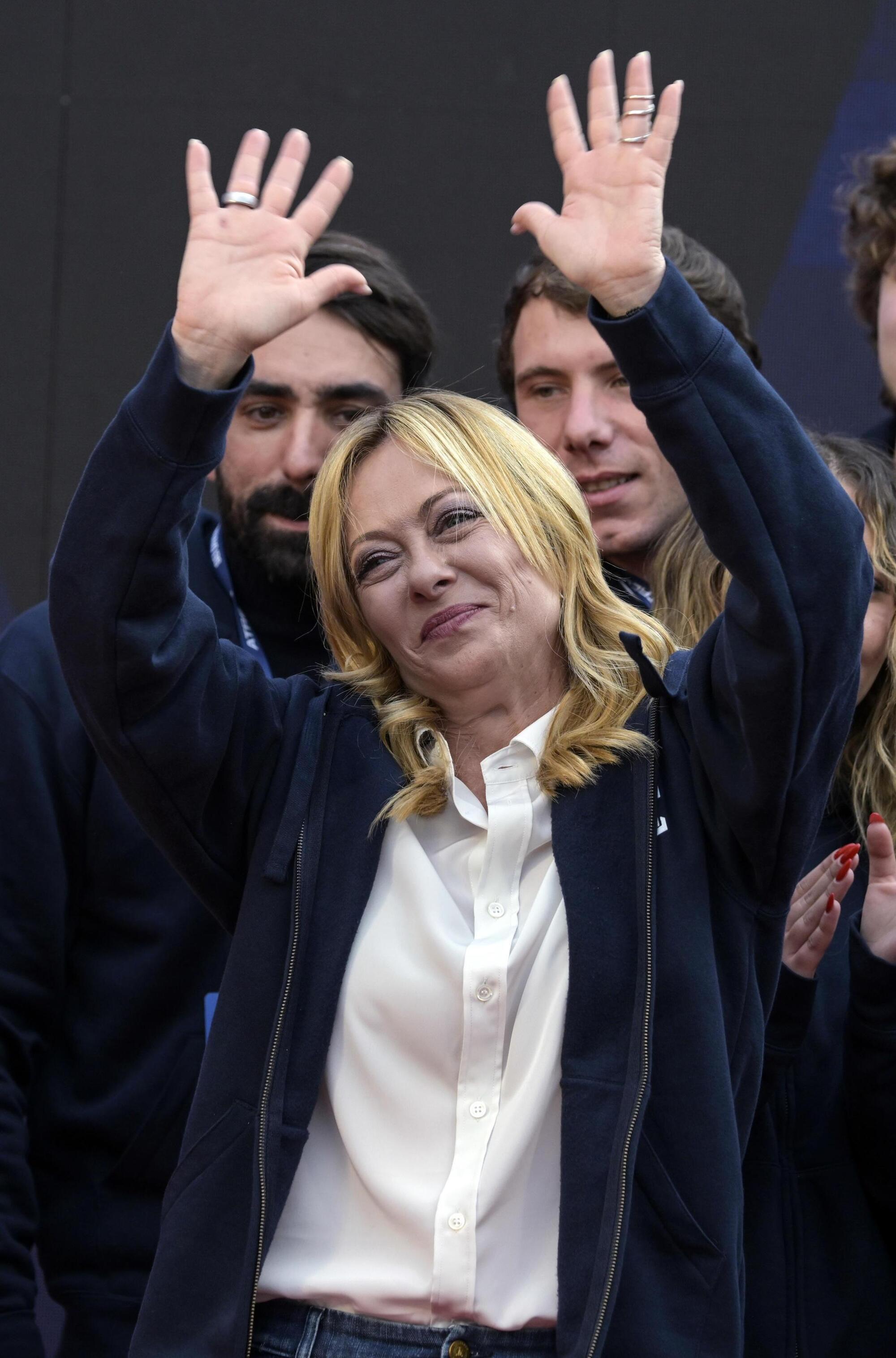 Giorgia Meloni ad Atreju 2025