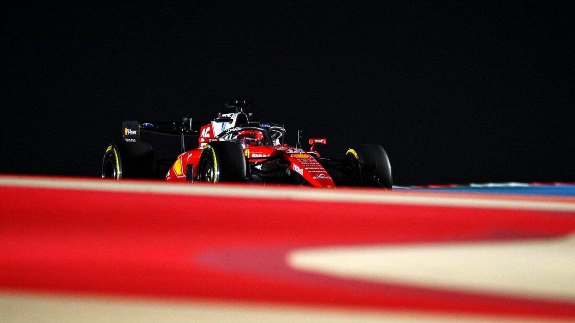 Ferrari Test Bahrain Leclerc