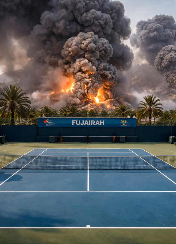 Che gaffe dell'Atp! Prima manda i tennisti negli Emirati Arabi, poi gli chiede 5mila euro per salvarli (dalle bombe) e infine fa marcia indietro: la dura vita dei proletari del tennis in tempo di guerra