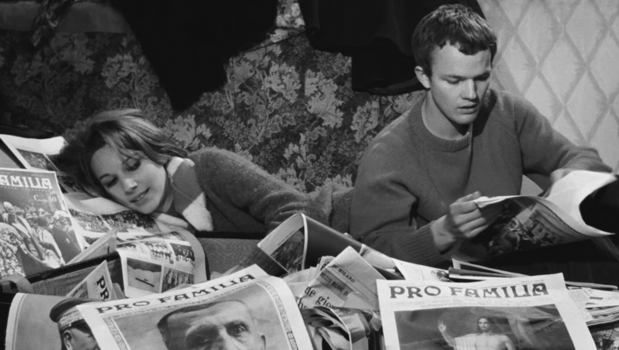 Una scena de "I pungi in tasca" di Marco Bellocchio, che torna restaurato al cinema