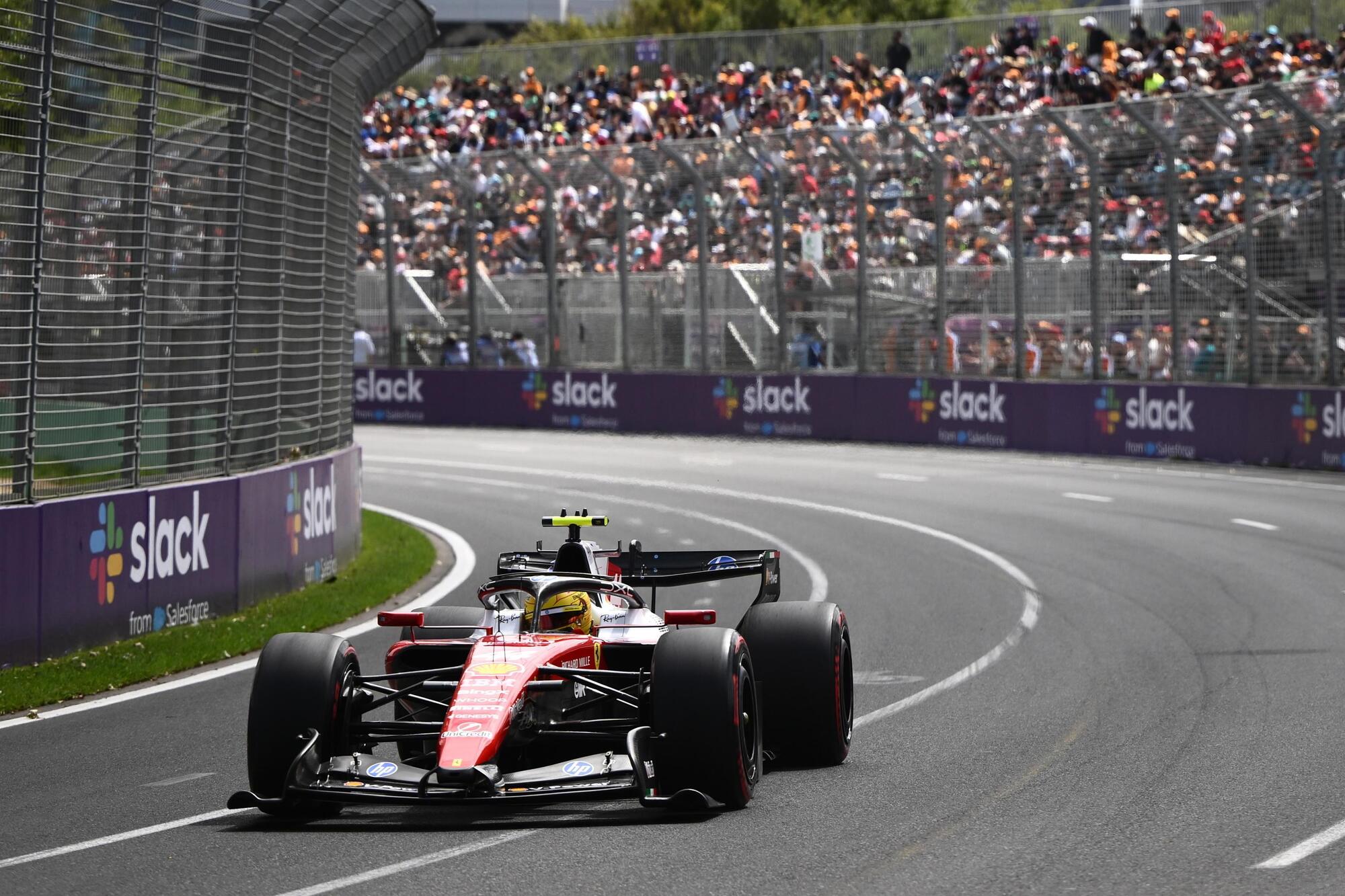 Lewis Hamilton Ferrari Melbourne