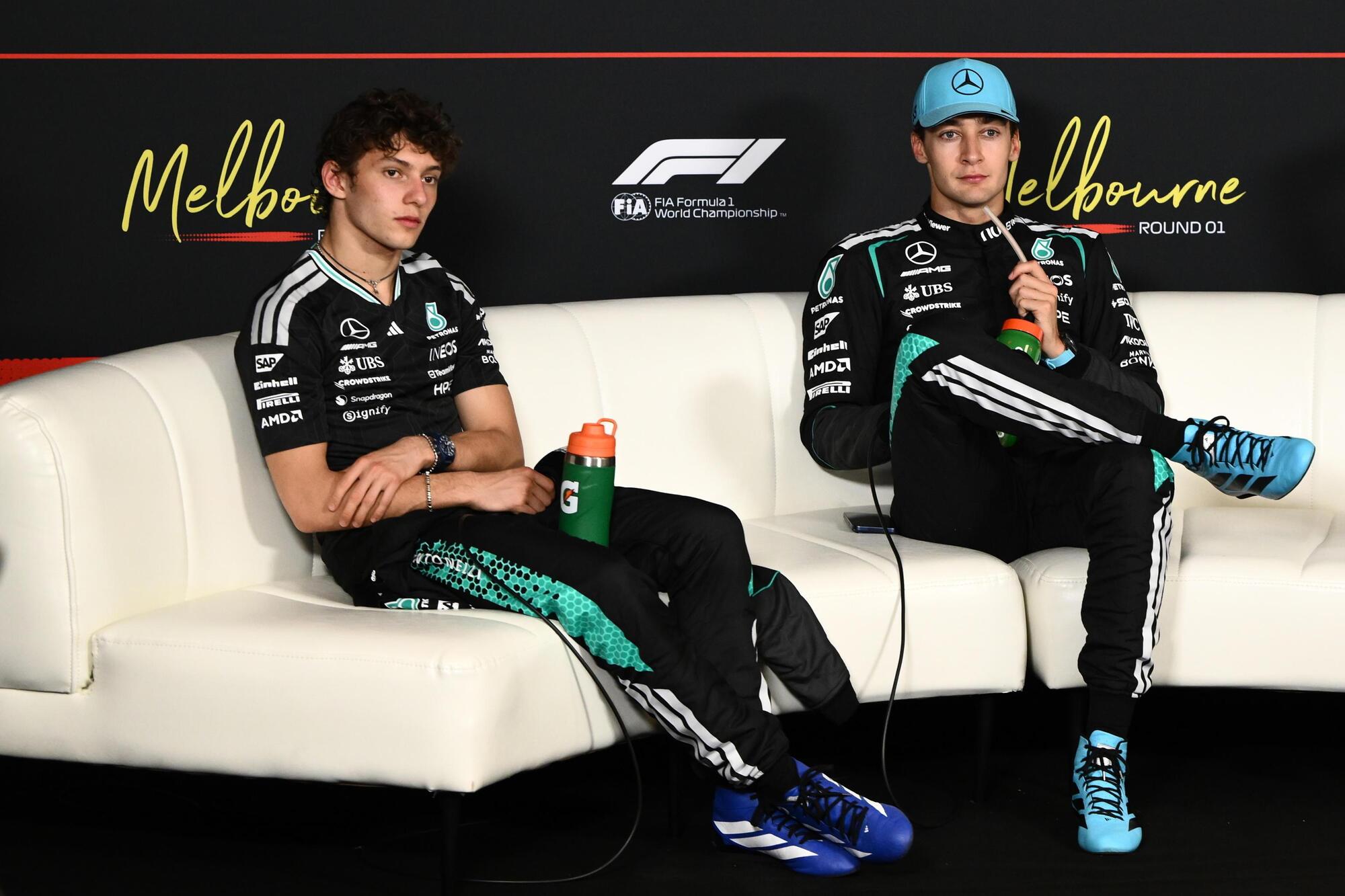 Kimi Antonelli George Russell