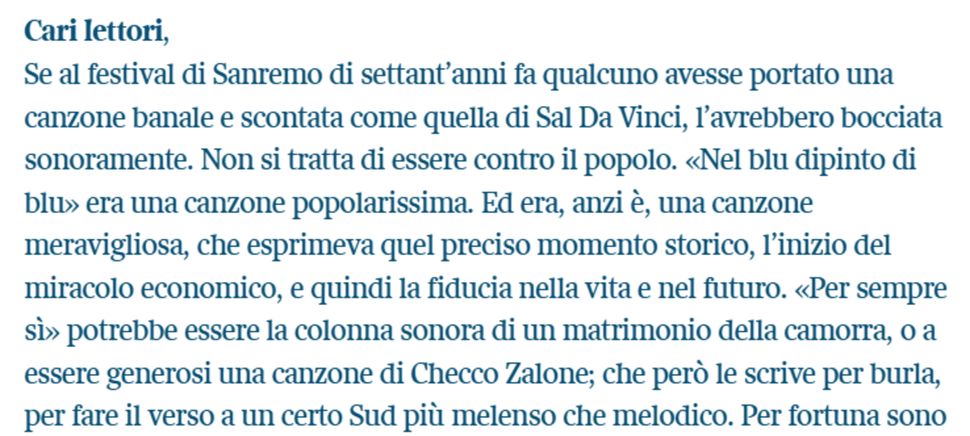 Cazzullo Sal Da Vinci Corriere