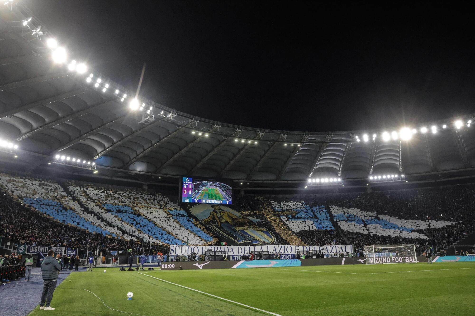 La curva Nord della Lazio