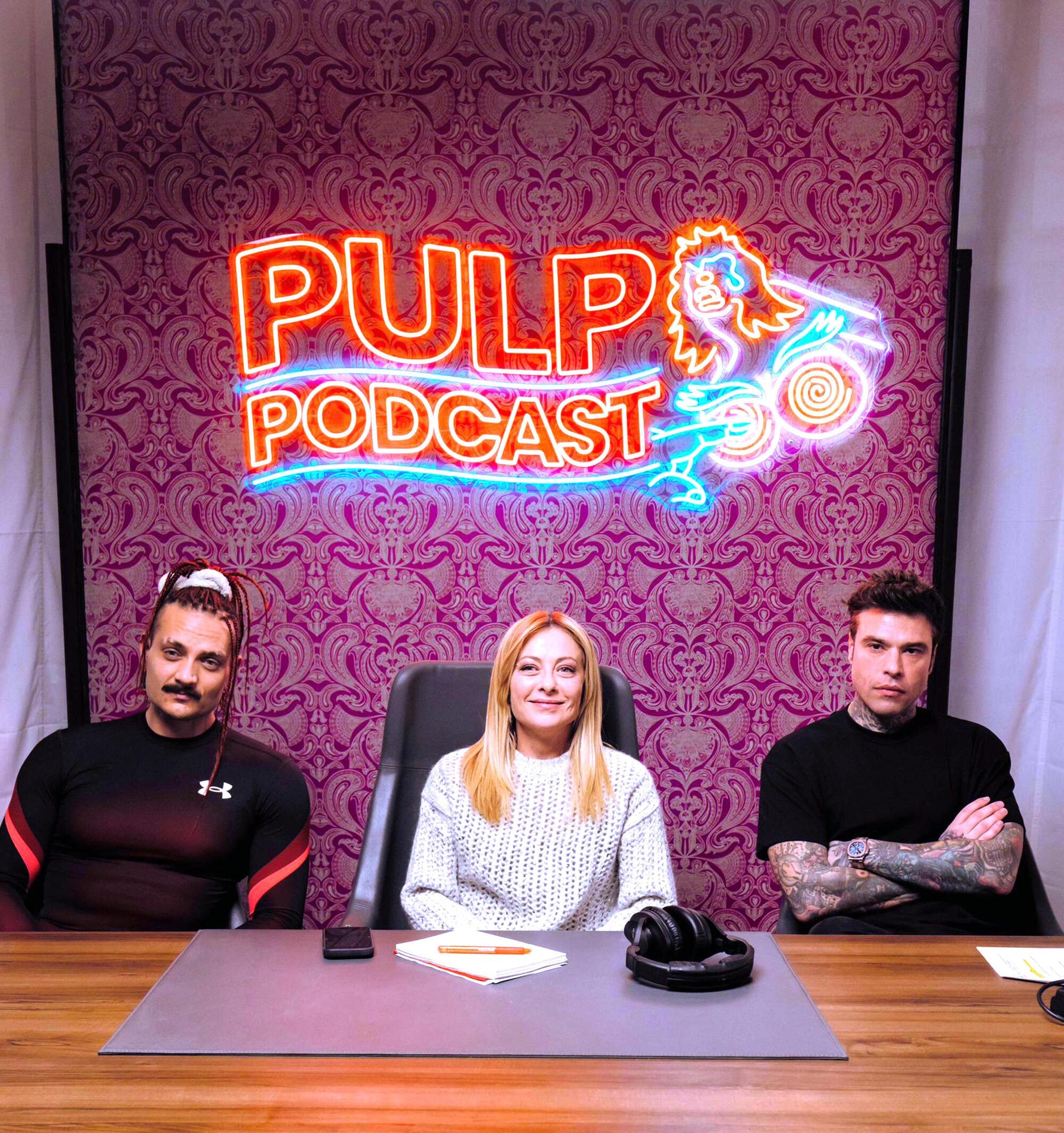 Meloni a Pulp Podcast
