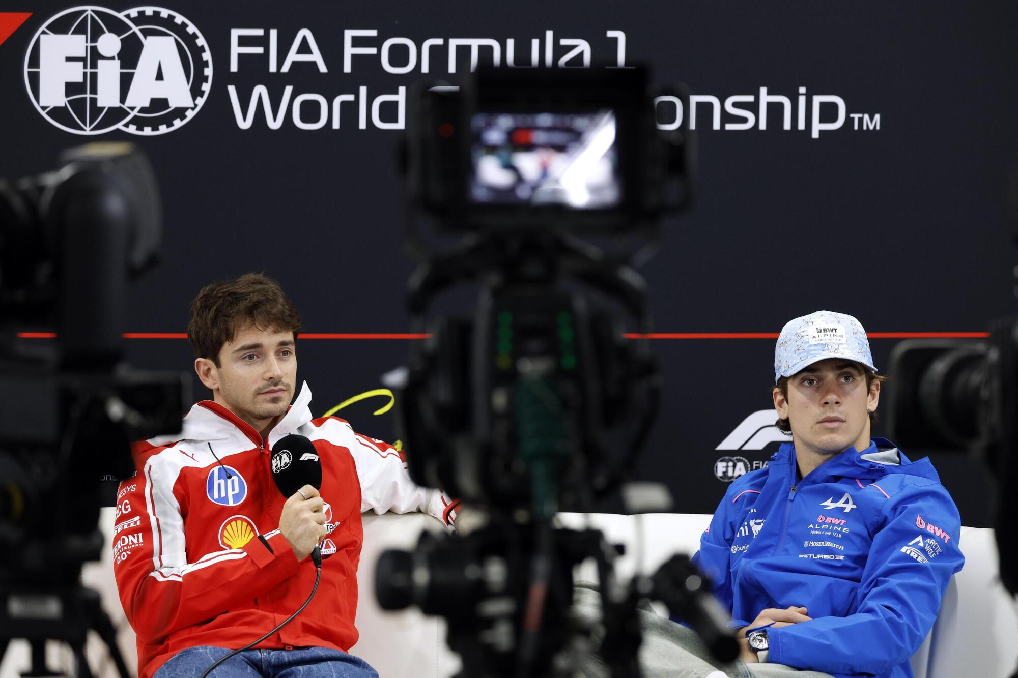 Charles Leclerc conferenza stampa Suzuka