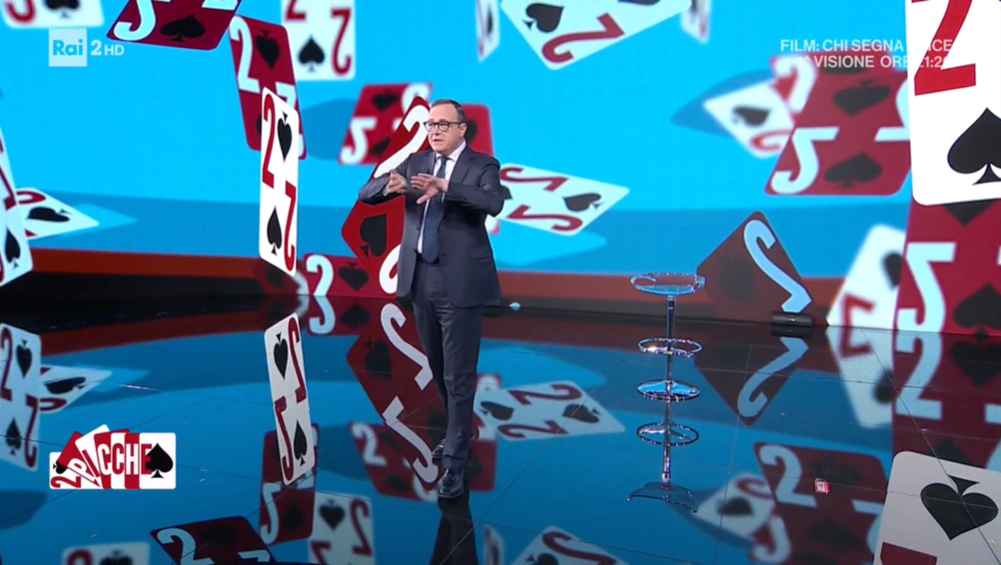 Tommaso Cerno prima puntata di 2 di picche