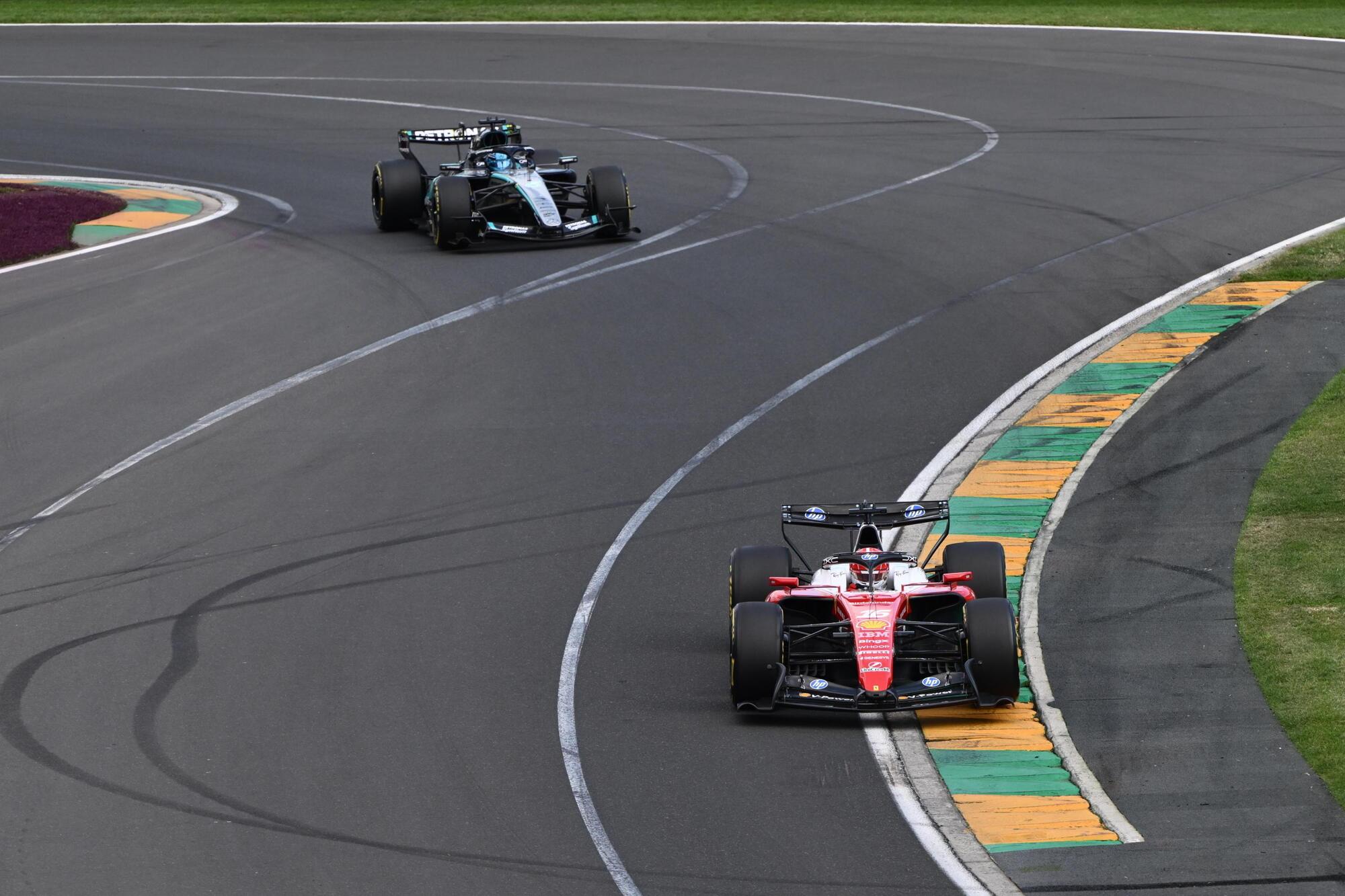 Charles Leclerc George Russell Melbourne