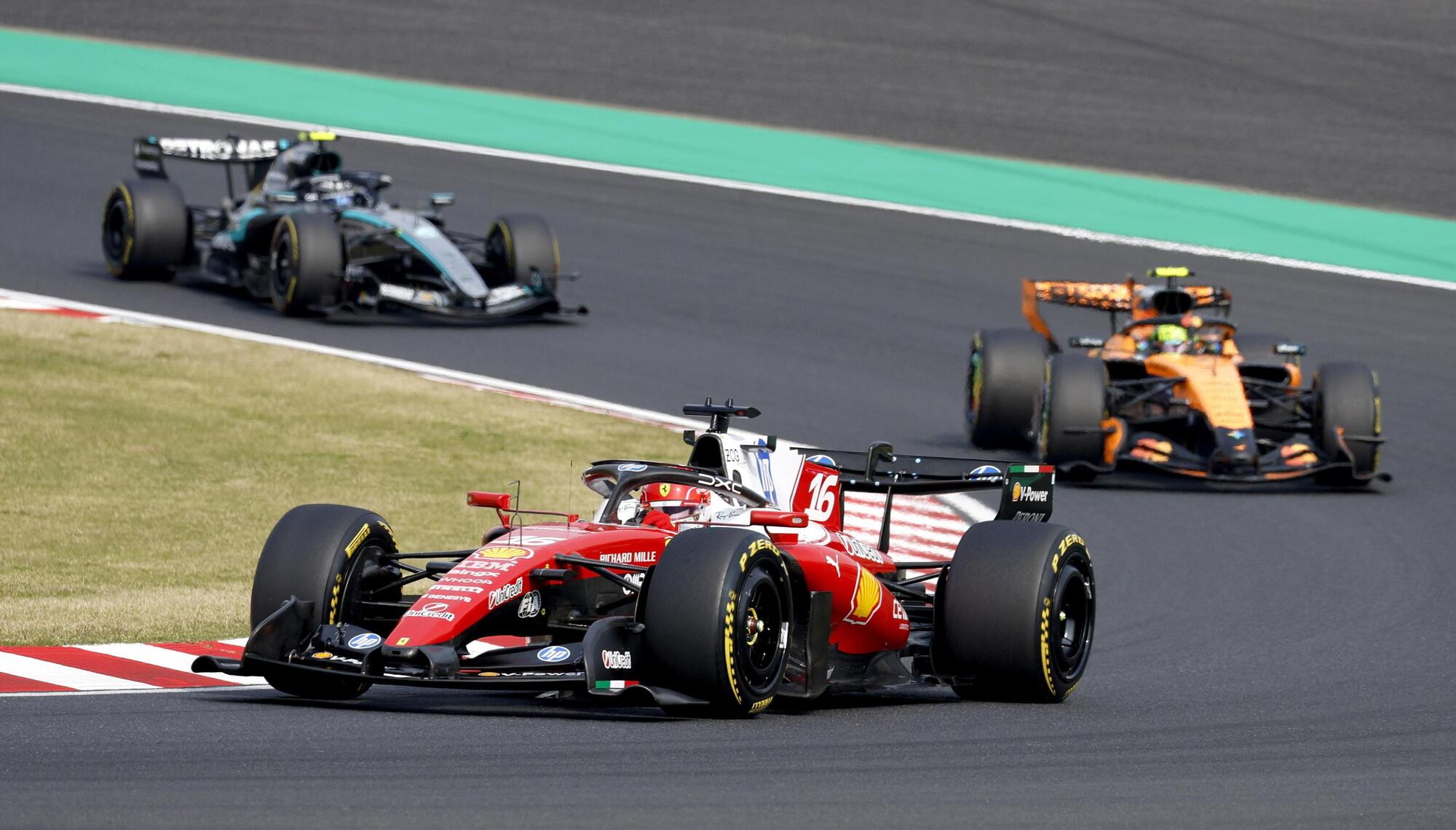 Charles Leclerc Suzuka Ferrari Gara