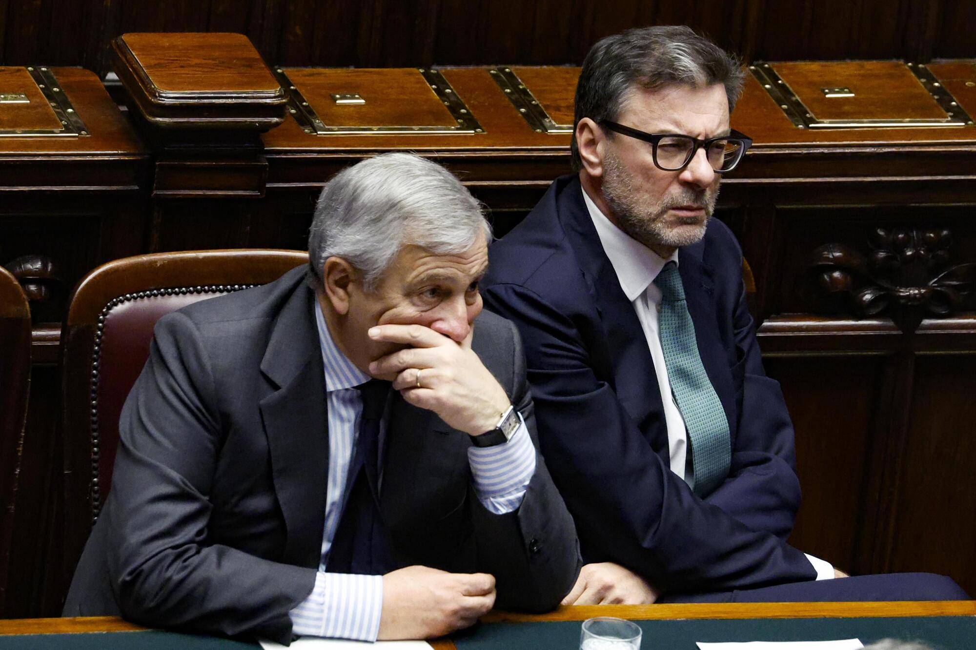 Antonio Tajani e Giancarlo Giorgetti
