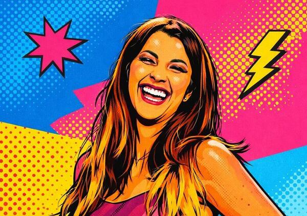 Claudia Conte &egrave; la nostra Andy Warhol